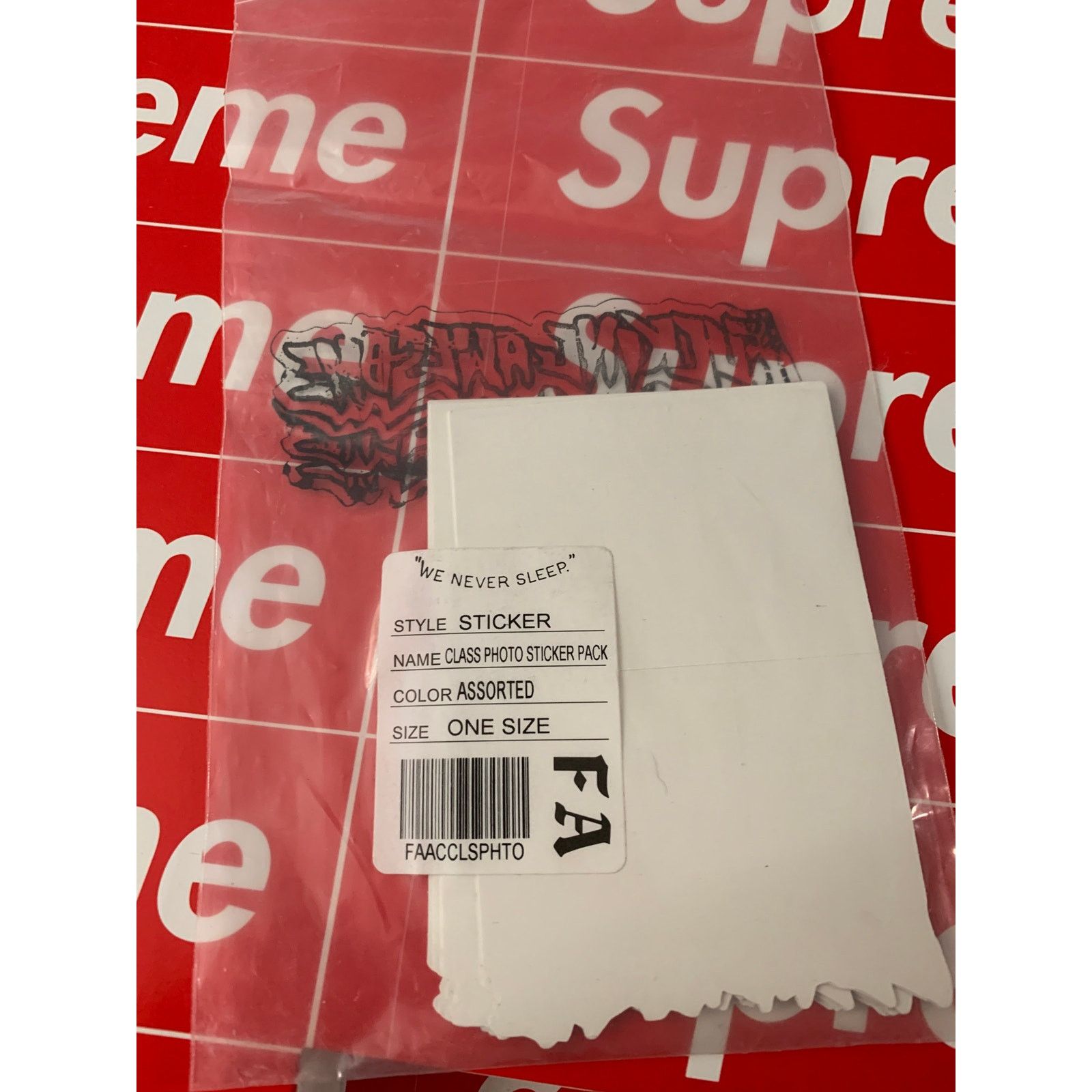 Fucking Awesome F*cking Awesome Class Photo Sticker Pack NEW SHIPS NOW Size ONE SIZE - 2 Thumbnail