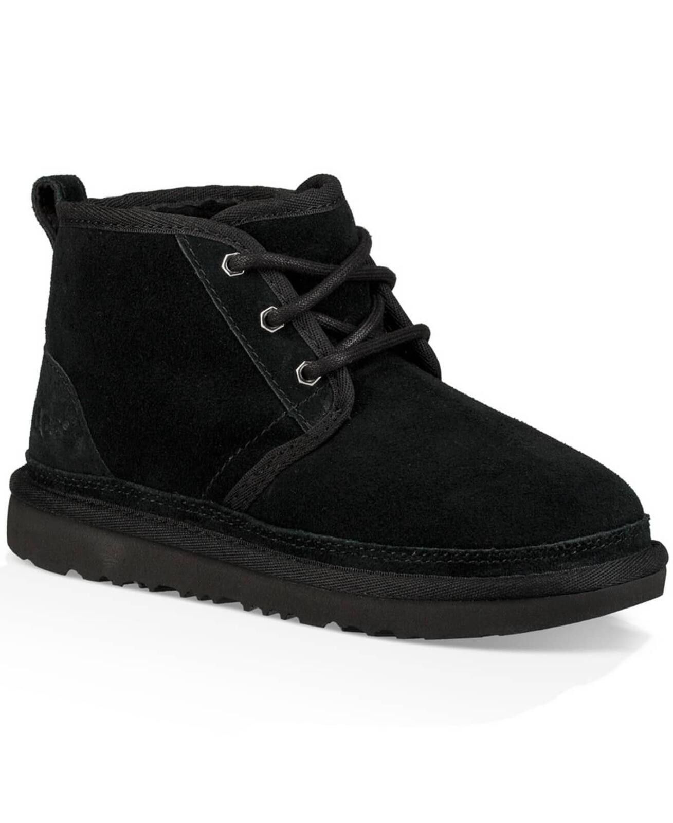Ugg UGG Toddler Black Suede Neumel Camo Boots - Black - 12 Size US 12 / EU 45 - 1 Thumbnail