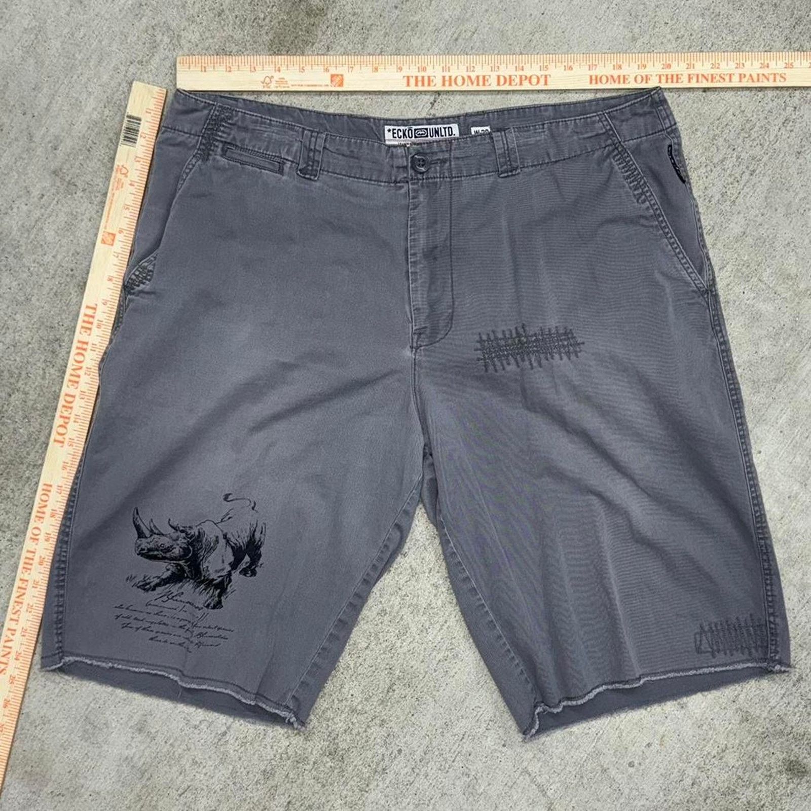 Ecko Unltd. Y2k ecko unltd grey jorts Size US 38 / EU 54 - 2 Thumbnail