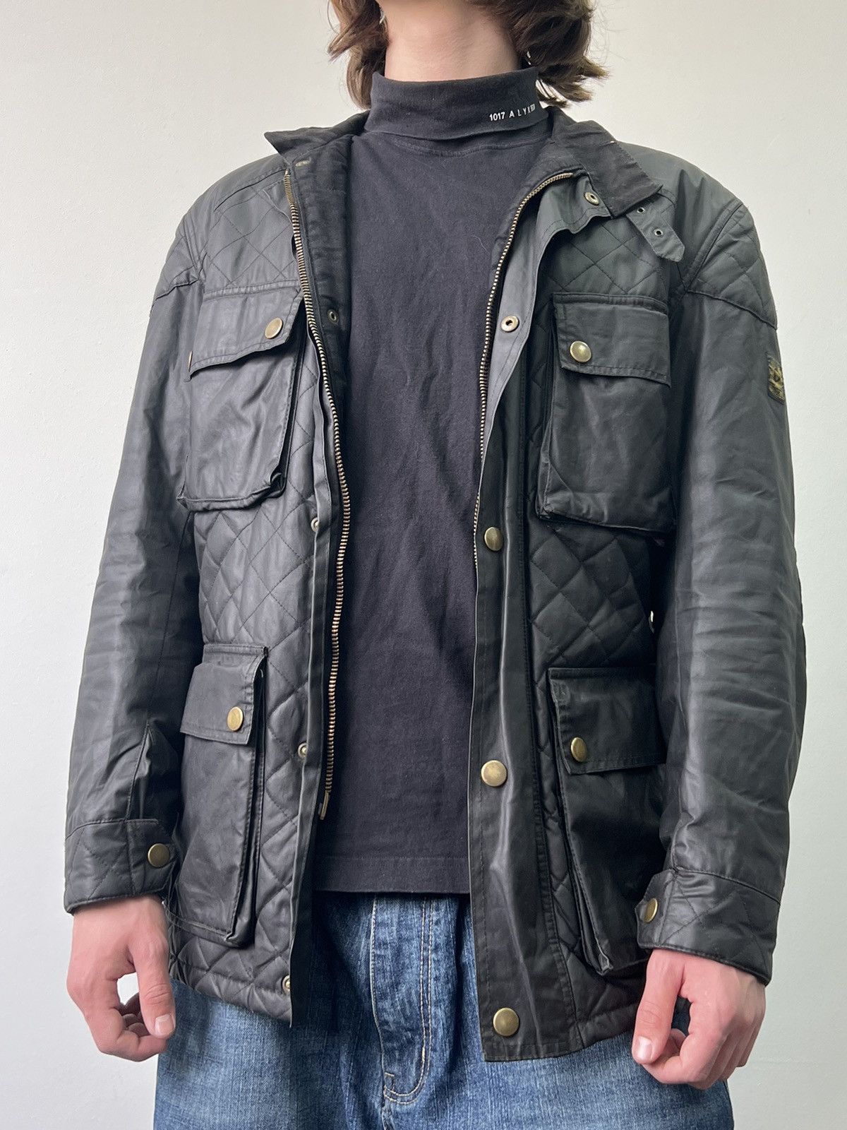 Belstaff × Vintage Vintage Belstaff quilted Wax Motorcycle jacket Size US L / EU 52-54 / 3 - 1 Thumbnail