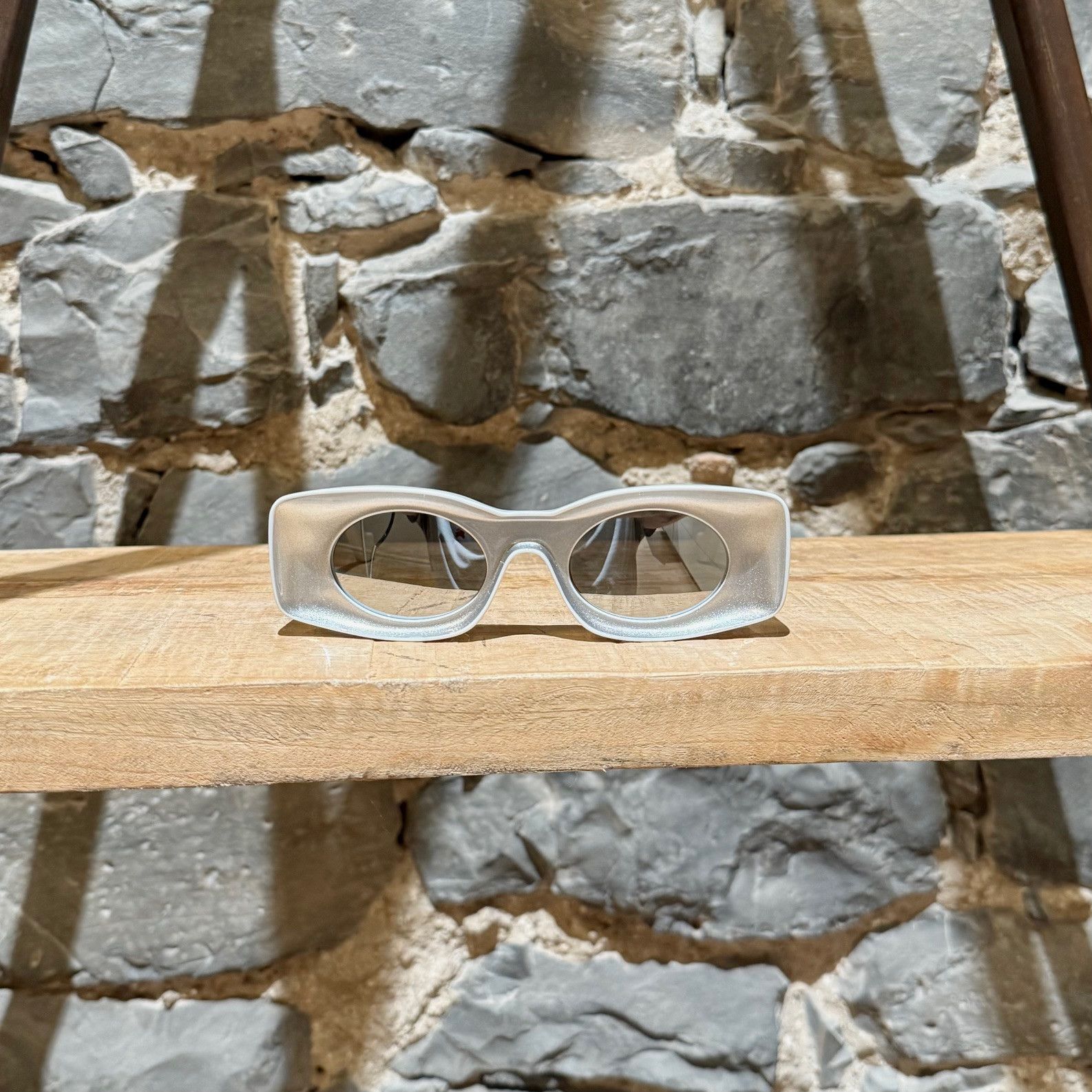 Loewe LOEWE LW40033I White Silver Paula Ibiza Sunglasses Size ONE SIZE - 4 Thumbnail