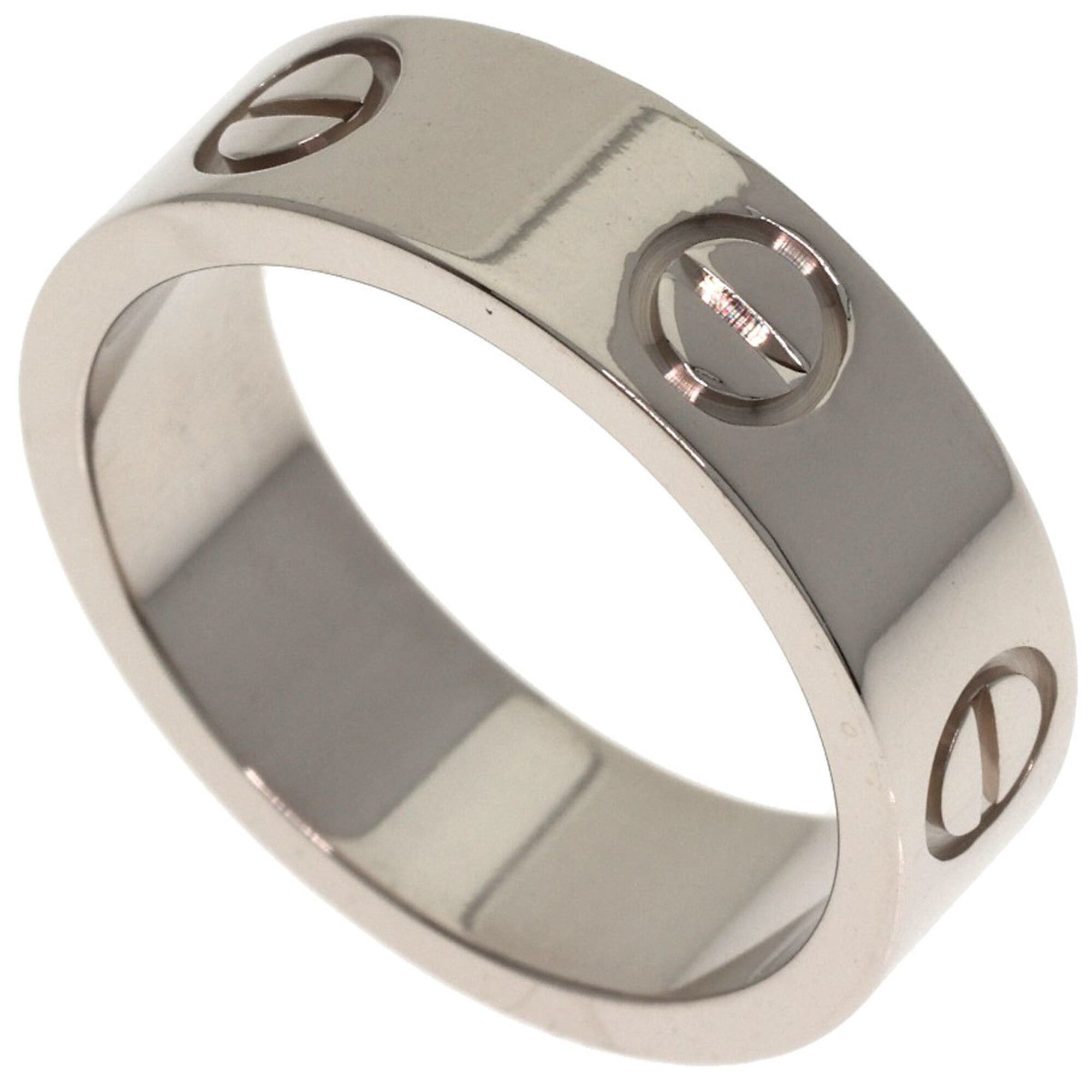 Cartier Cartier Love Ring #50, 18K White Gold, Women's Ring, CARTIER Size ONE SIZE - 1 Thumbnail