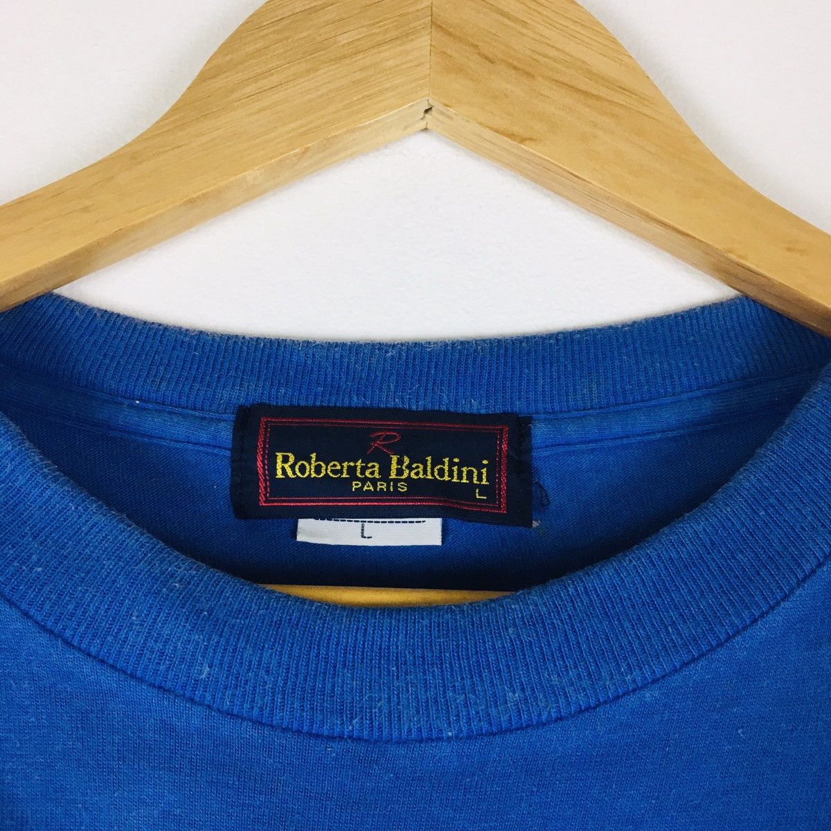 Baldinini × Designer × Vintage Vintage Roberta Baldini Paris Spell Out Embroidery Logo Size US M / EU 48-50 / 2 - 7 Thumbnail