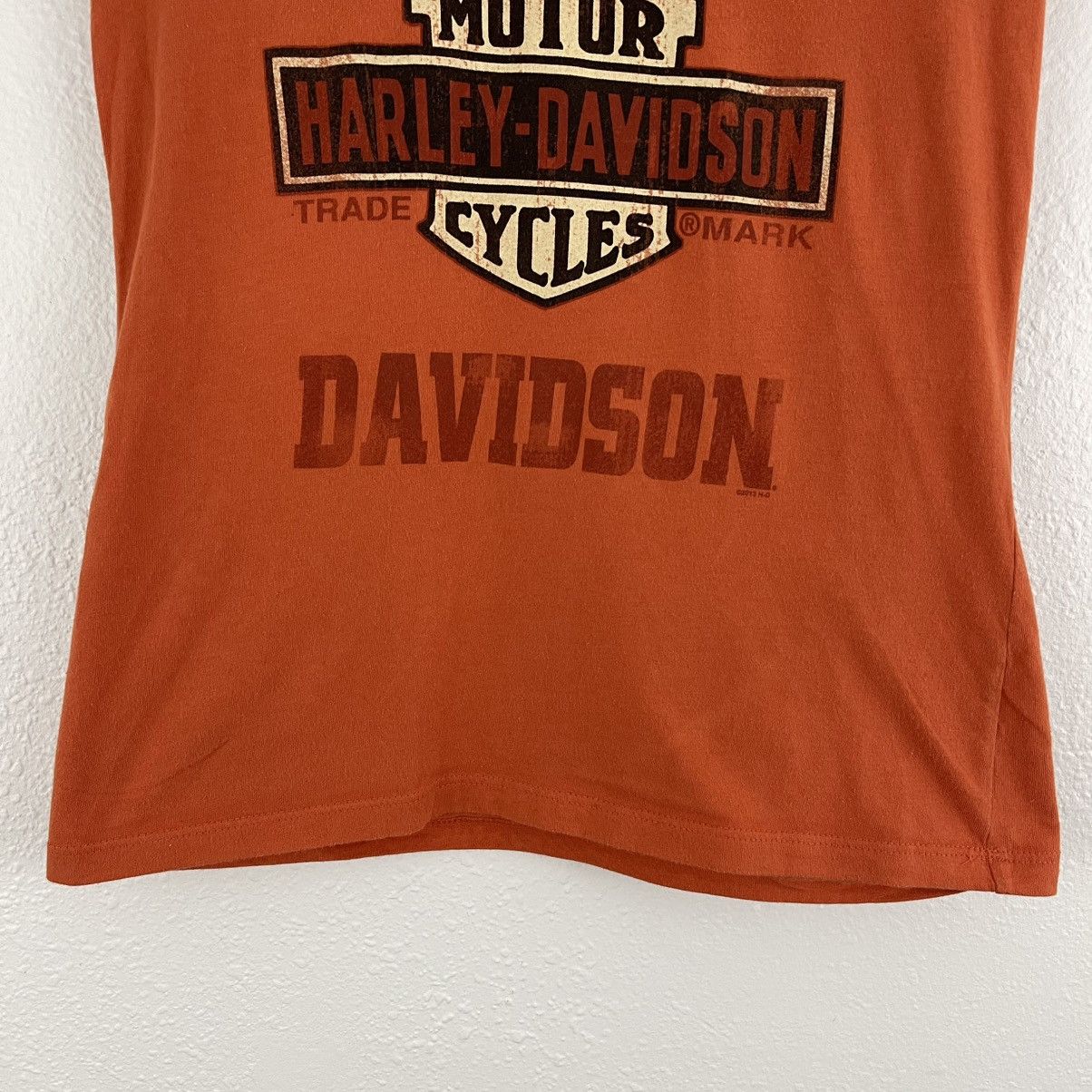 Harley Davidson HARLEY DAVIDSON Orange Sturgis South Dakota Logo Graphic Tee Size S / US 4 / IT 40 - 3 Thumbnail