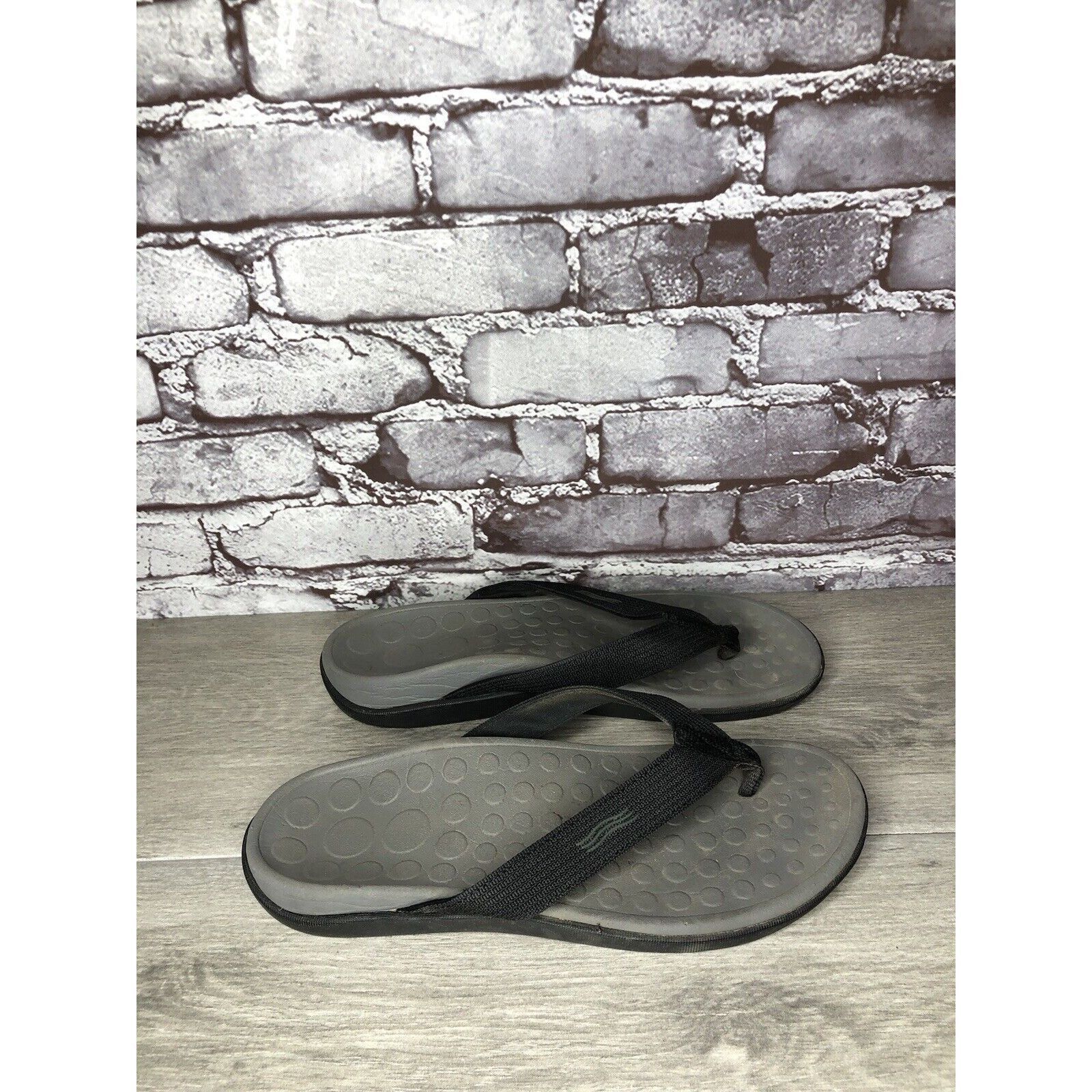 Other VIONIC Wave Black Toe Post Flip Flop Sandals Unisex Men Sz 8 Size US 8 / EU 41 - 3 Thumbnail