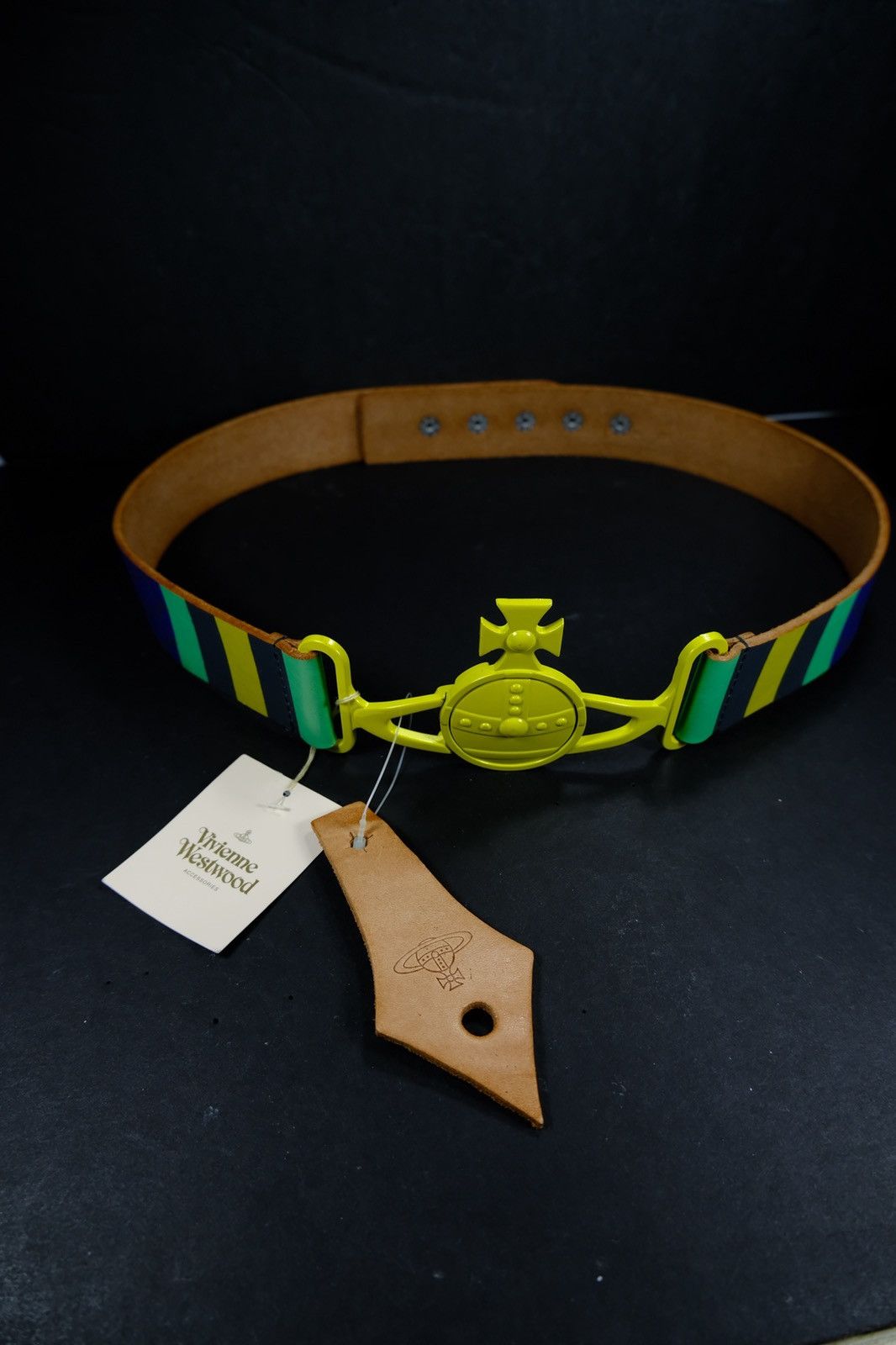 Vivienne Westwood Rare multi color belt Size 28 - 1 Thumbnail