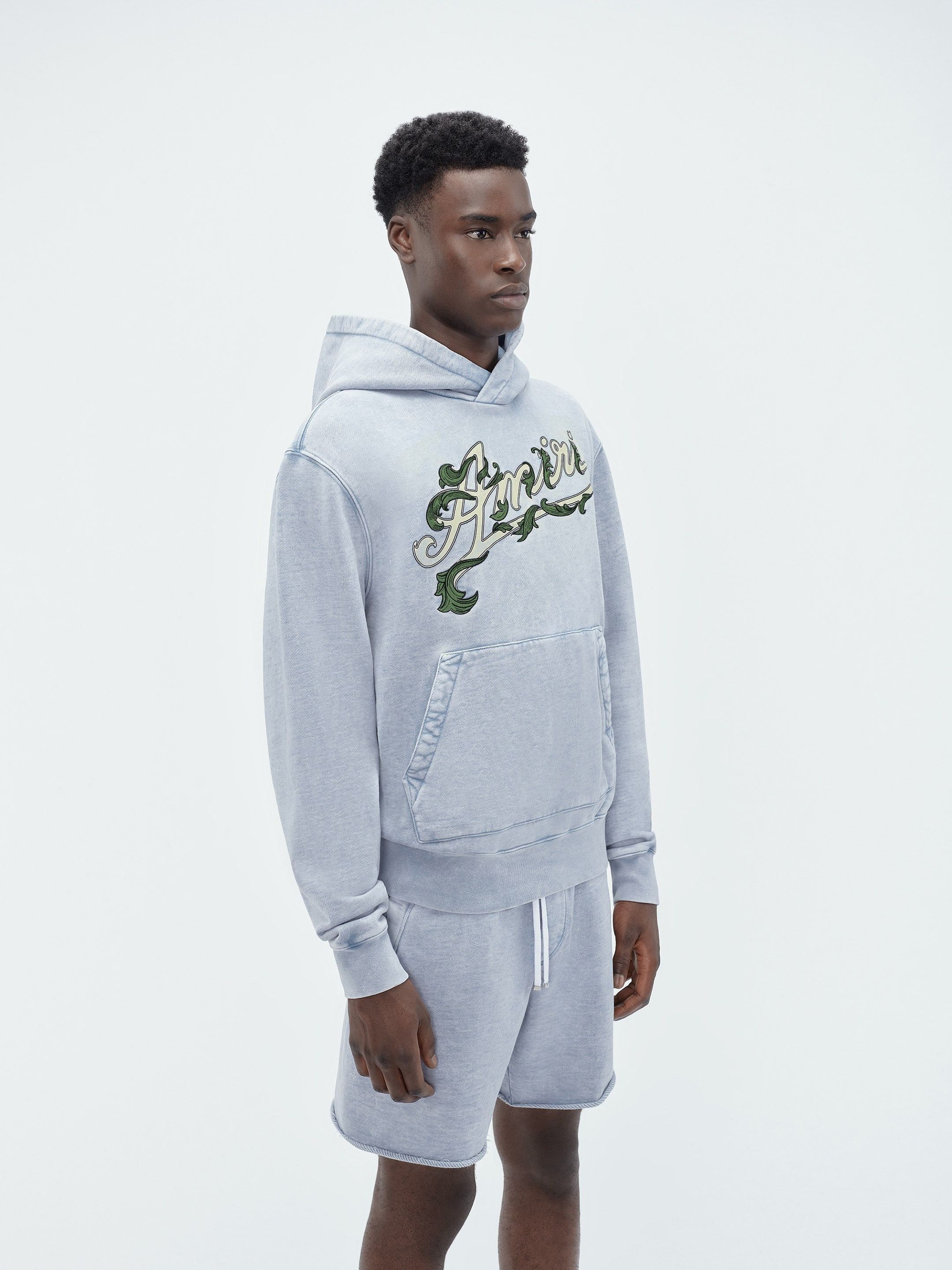 Amiri o1s1wg110425 Filigree Hoodie in Blue Size US XL / EU 56 / 4 - 3 Thumbnail