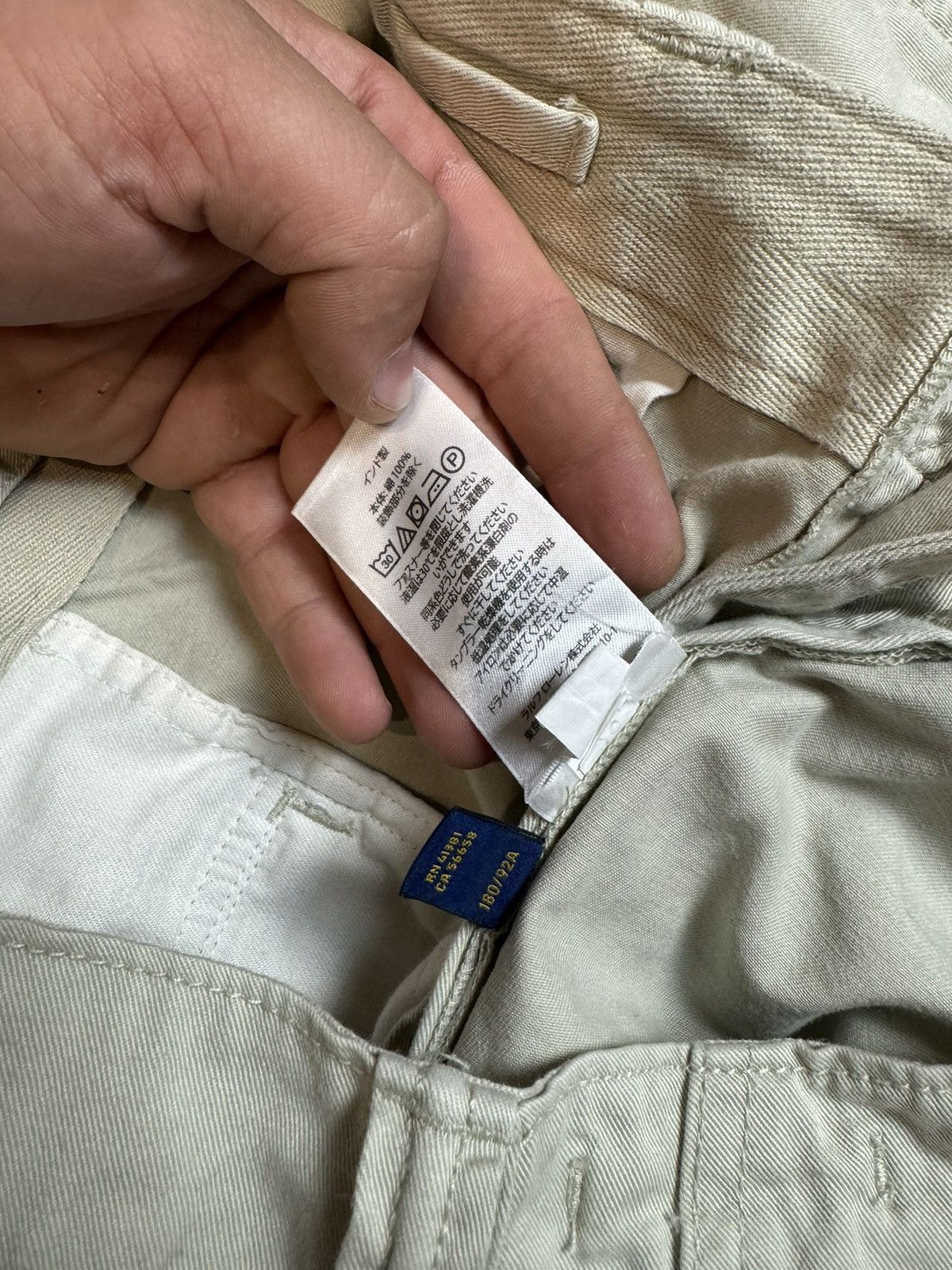 Designer × Polo Ralph Lauren Polo Ralph Lauren Cargo Old Money Shorts Size US 35 - 5 Thumbnail