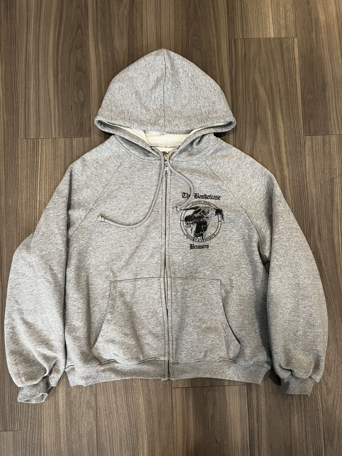 Basketcase gallery ジップパーカー　グレー Basketcase Gallery Zip Up | Grailed