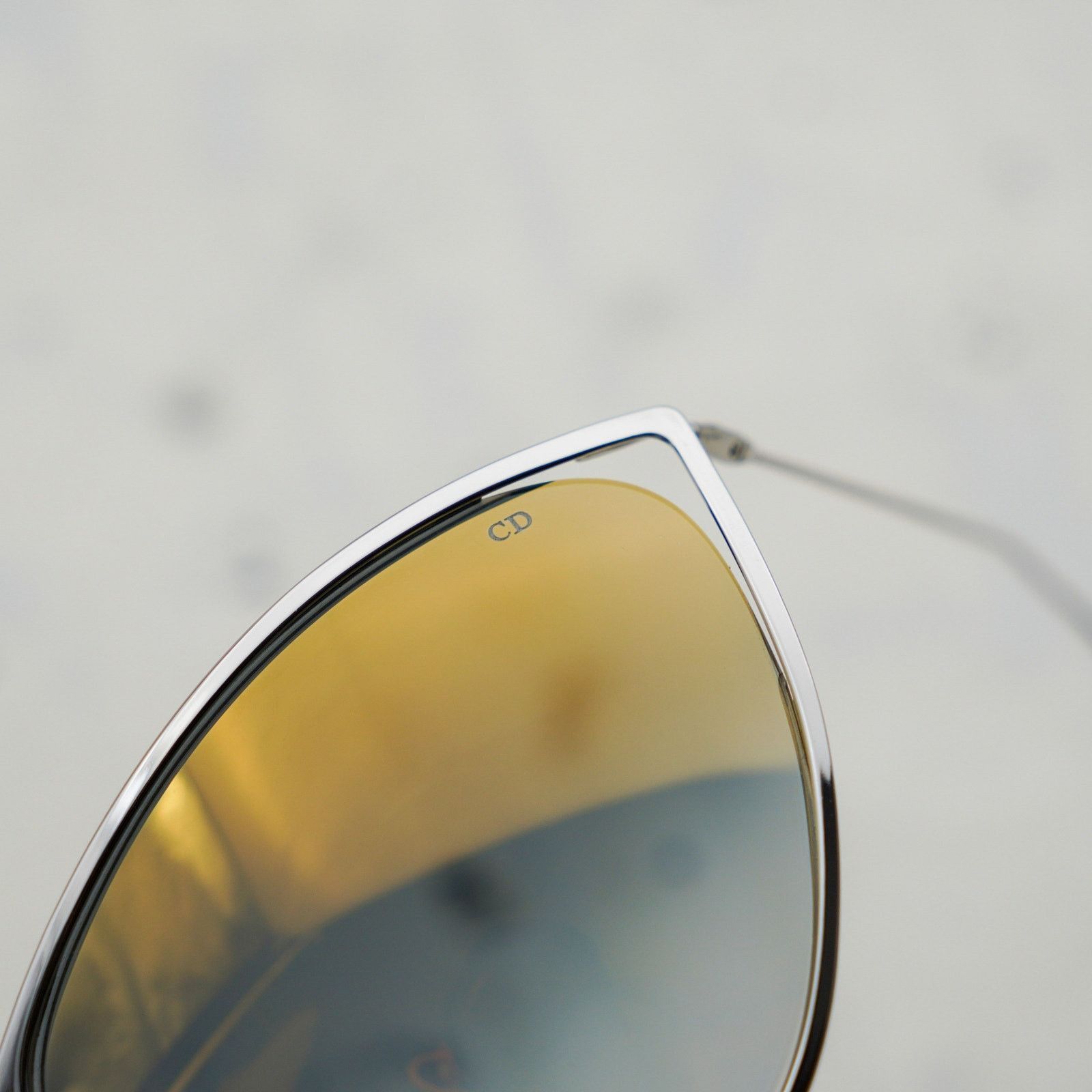 Dior Dior new motard silver gradient cat eye cd logo sunglasses Size ONE SIZE - 6 Thumbnail