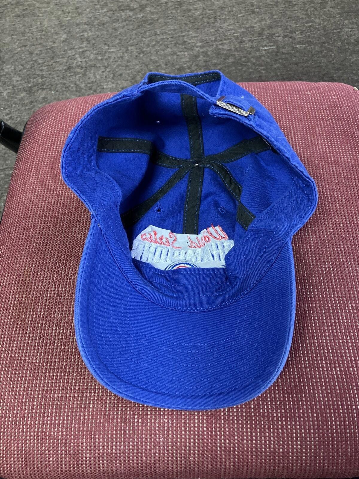 Designer Dave Martinez - SIGNED 206 Cubs World Series Hat Size ONE SIZE - 4 Thumbnail