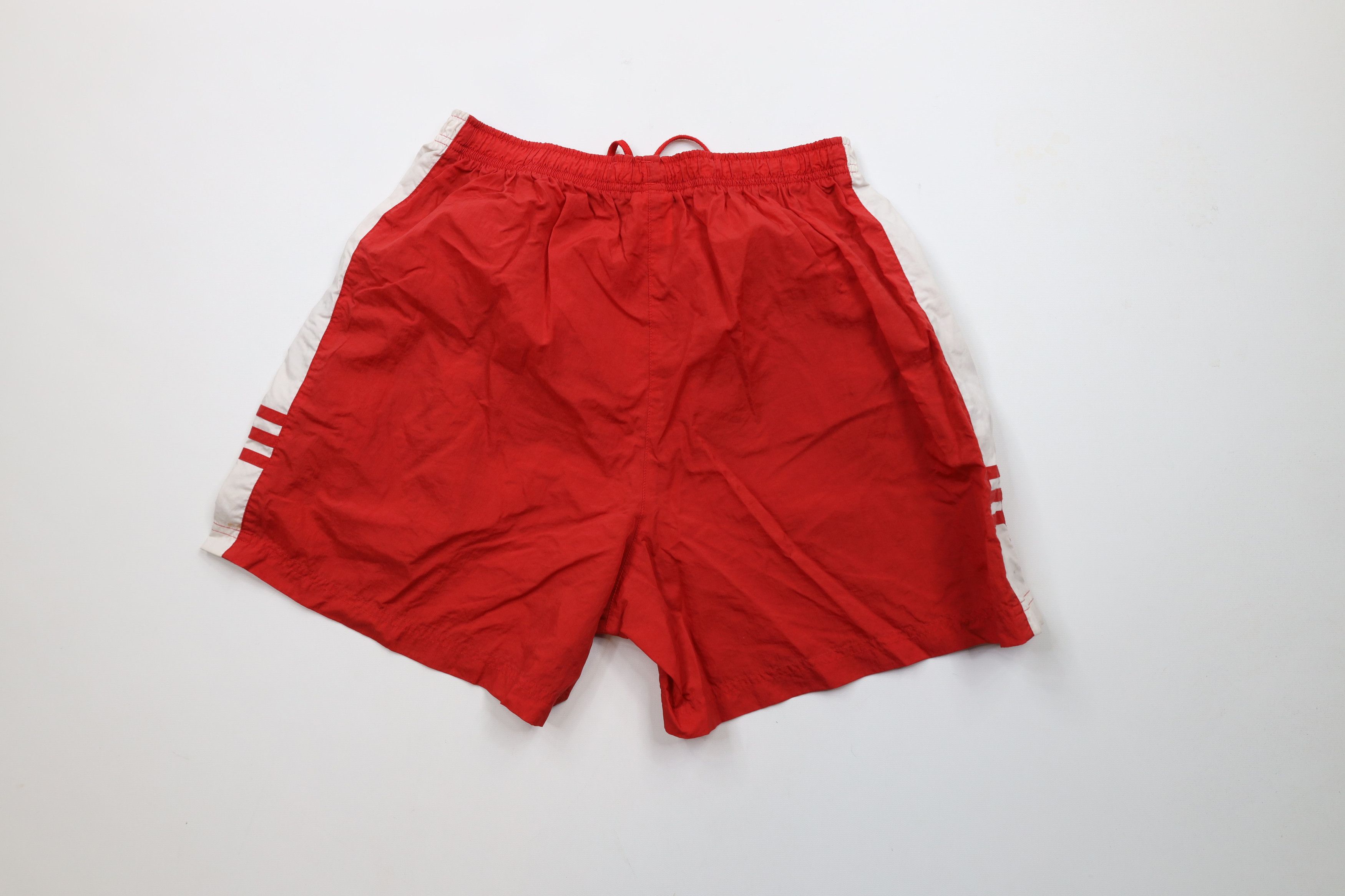 Adidas × Vintage Vintage Y2K 2003 Adidas Running Jogging Soccer Shorts Red Size US 34 / EU 50 - 8 Thumbnail