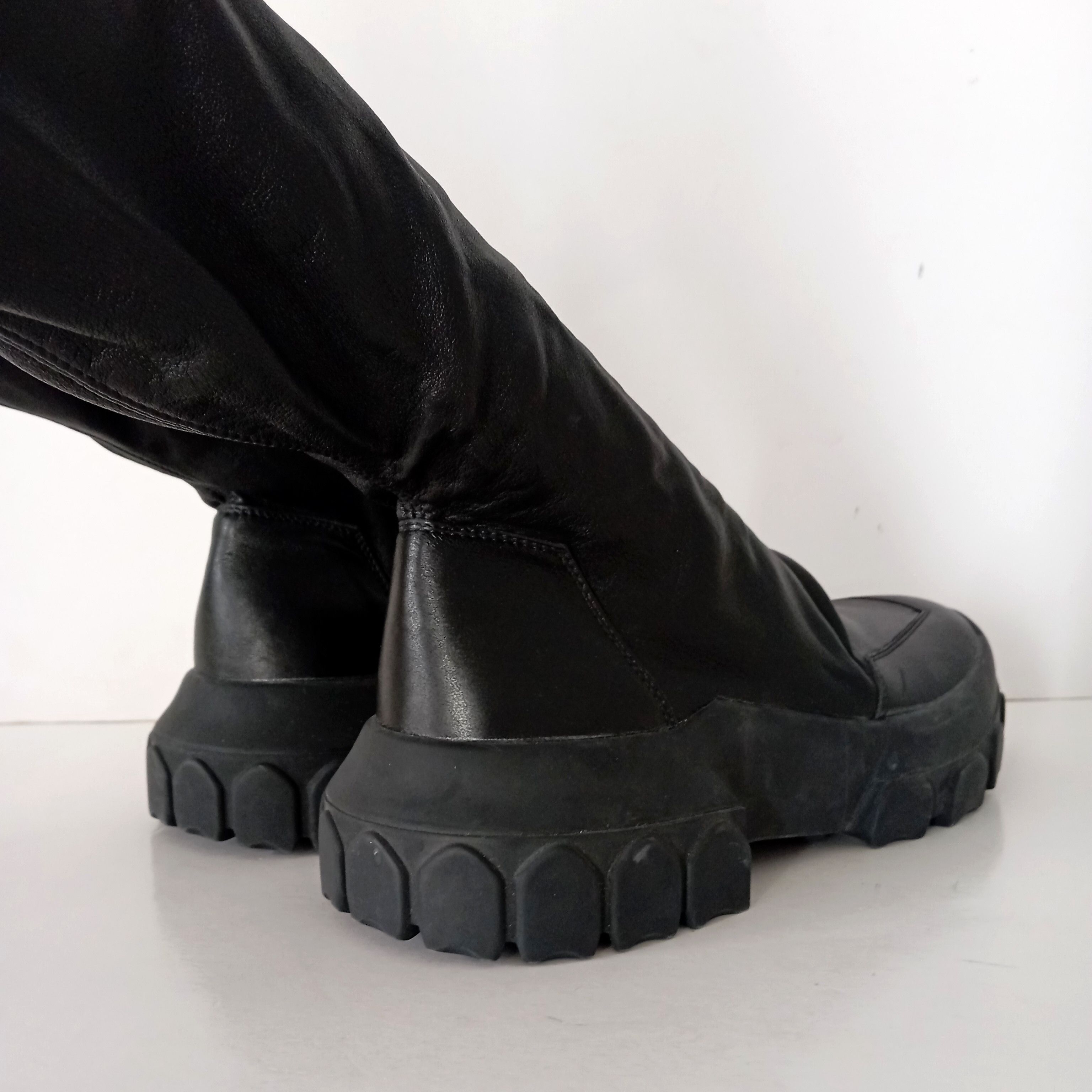 Rick Owens Ramones Tractor Boots Size US 8 / EU 41 - 4 Thumbnail