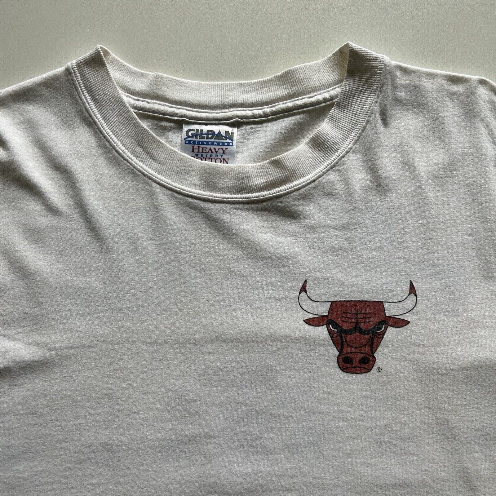NBA Vintage 90s Chicago Bulls NBA Six Time Champions T Shirt XL Size US XL / EU 56 / 4 - 4 Thumbnail