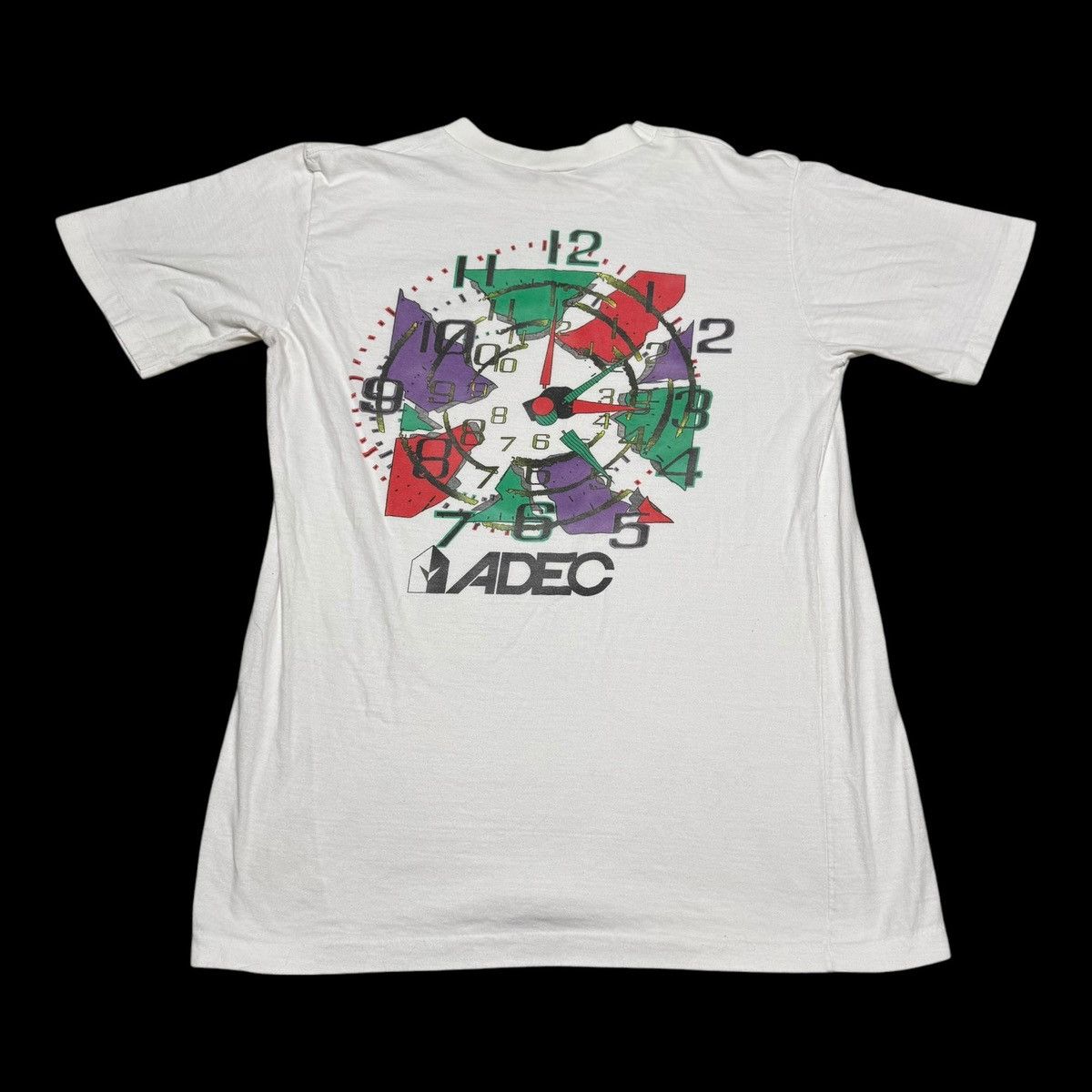 Vintage Vintage 90s ADEC Watch Promo White Logo Shirt Adult Large Size US L / EU 52-54 / 3 - 1 Thumbnail