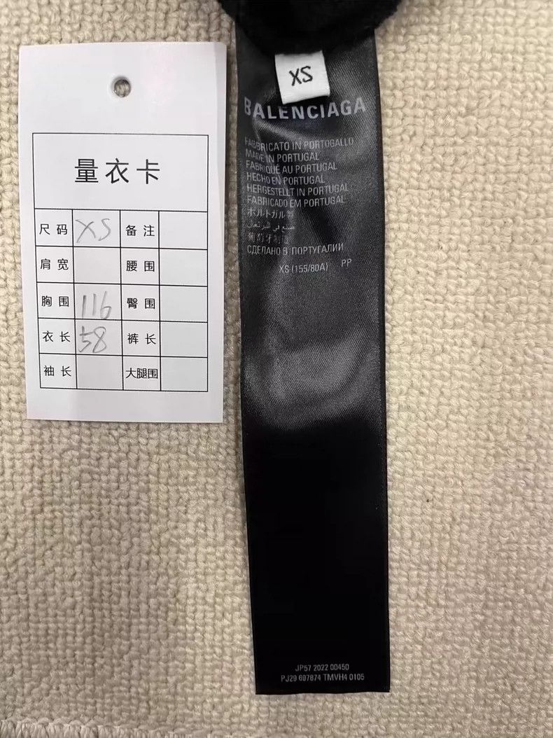 Balenciaga Balenciaga Splash ink logo to make old sweaters Size US XS / EU 42 / 0 - 4 Thumbnail