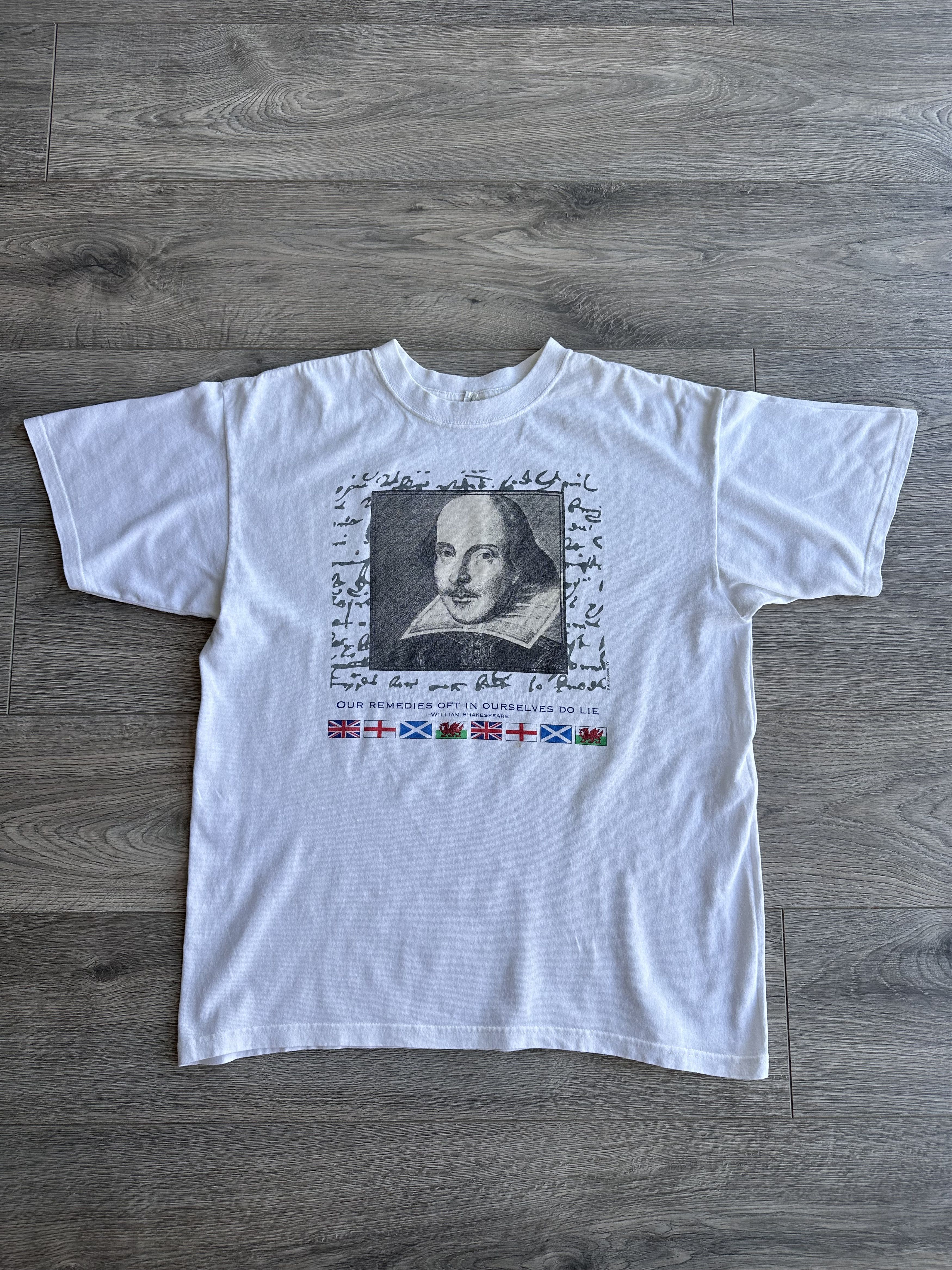 Vintage William Shakespeare vintage t shirt Size US L / EU 52-54 / 3 - 2 Thumbnail