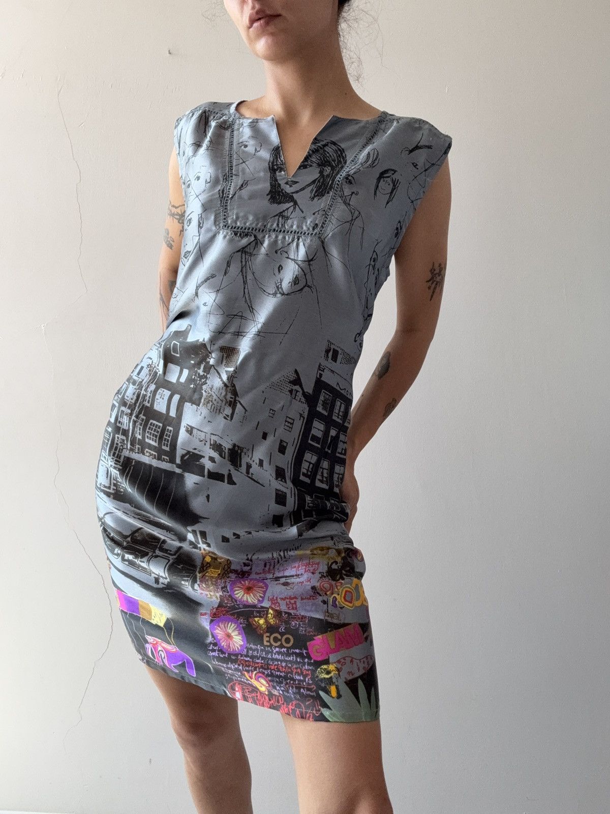 Desigual Desigual dress Size L / US 10 / IT 46 - 3 Thumbnail