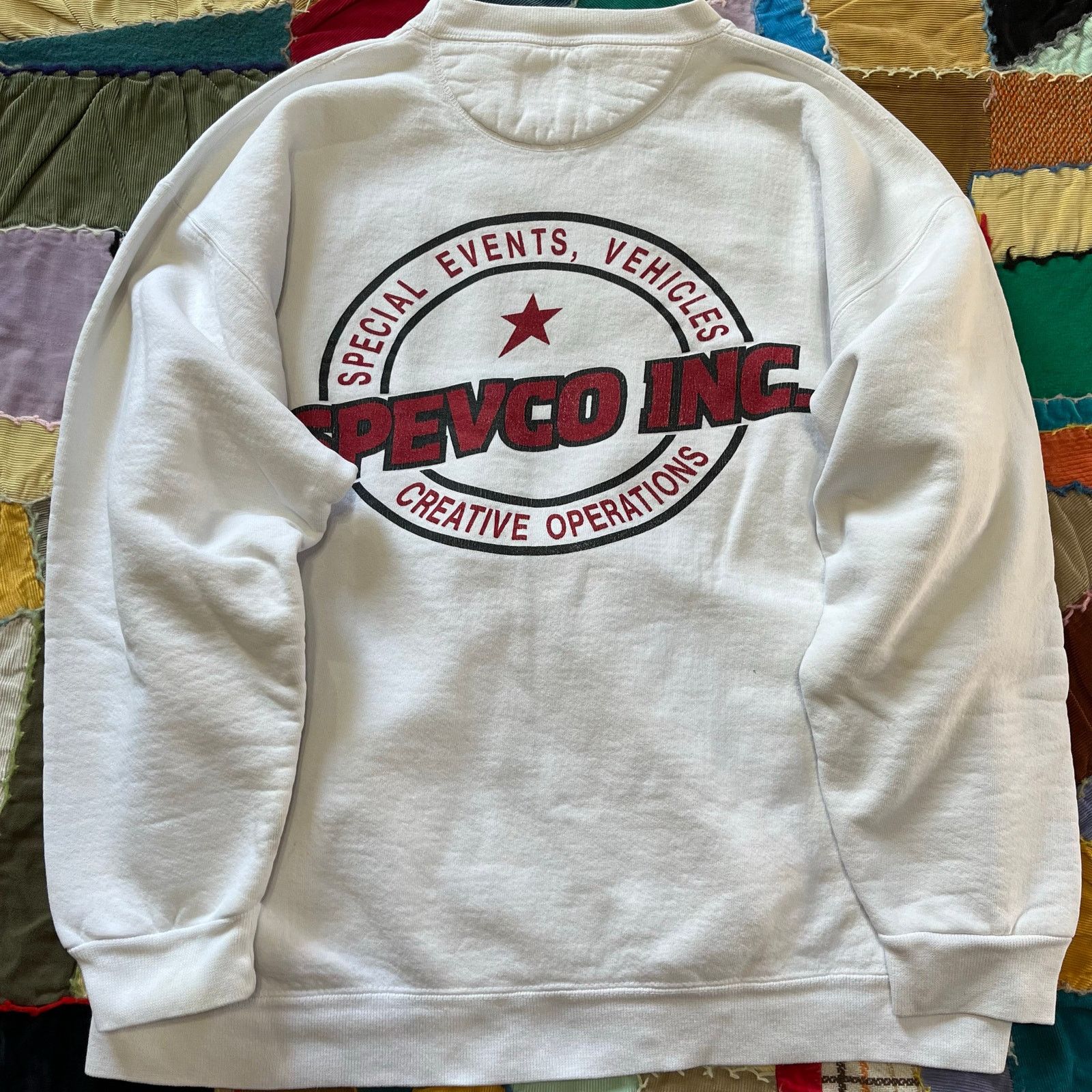 Other Vintage Spevco Creative Operations White Crewneck Large / XL Size US L / EU 52-54 / 3 - 1 Thumbnail