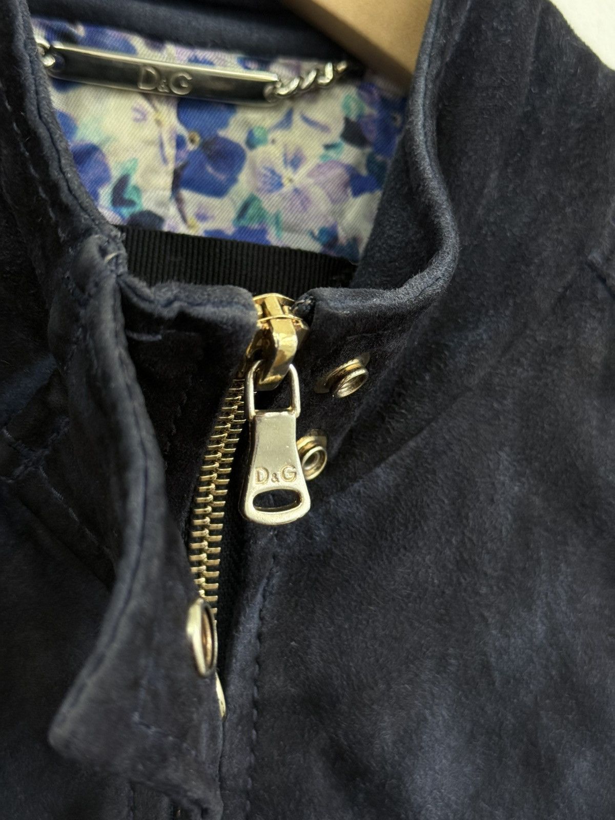 Dolce & Gabbana Dolce & Gabbana Lamb Suede Leather Jacket Size M / US 6-8 / IT 42-44 - 5 Thumbnail