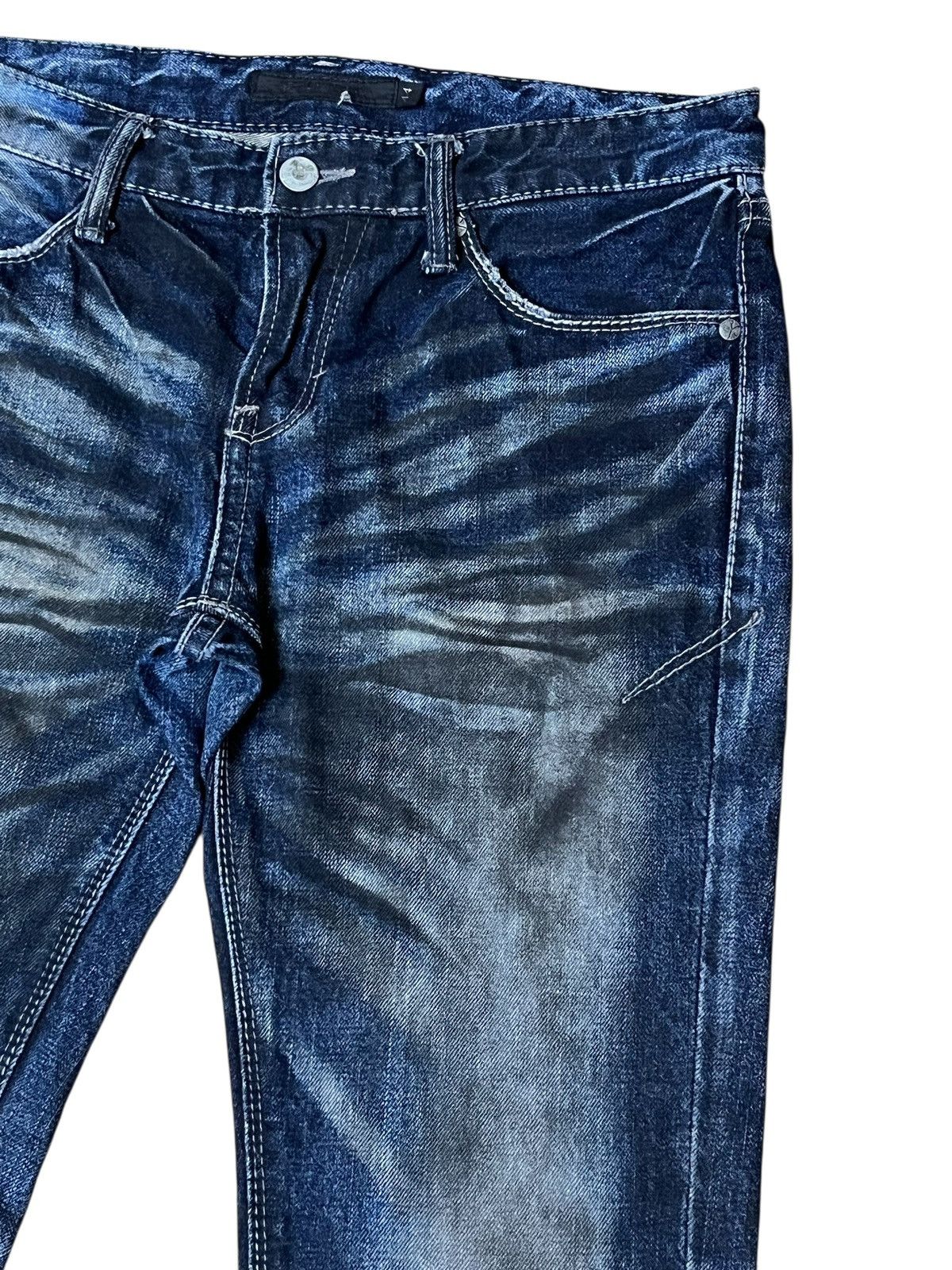 GOSTAR DE FUGA Japanese fashion FUGA/GOSTAR DE FUGA whiskers flared jeans Size US 31 - 5 Thumbnail