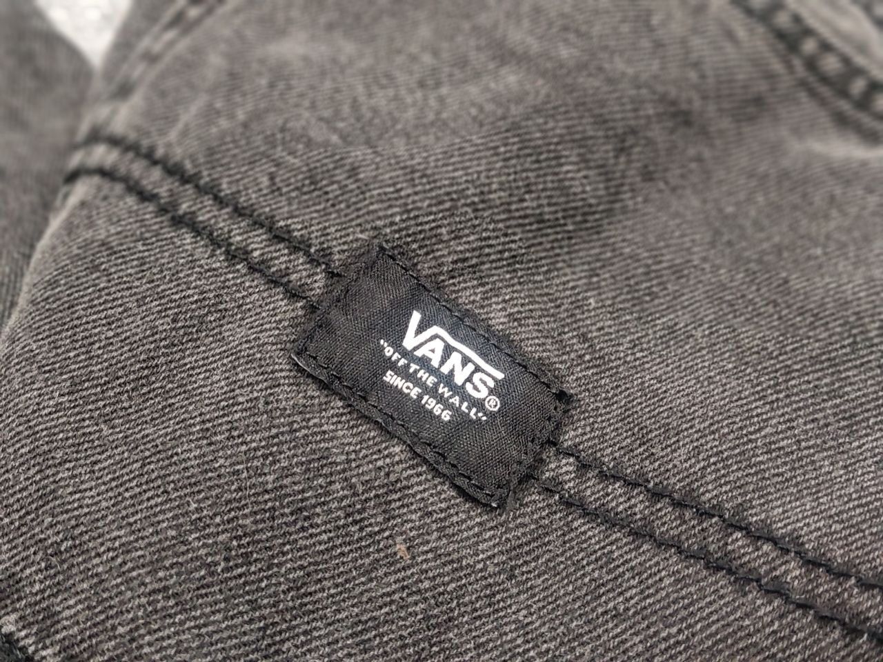 Vans Vans Skate Baggy Dark Grey Denim Jeans Vintage Style Size US 32 / EU 48 - 15 Thumbnail