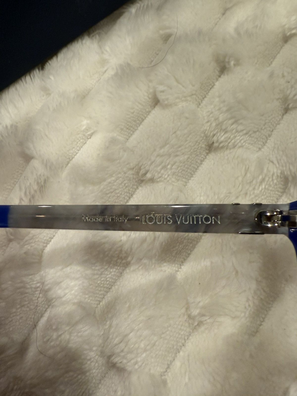 Louis Vuitton Louis Vuitton Blue Denver Sunglasses Size ONE SIZE - 6 Thumbnail