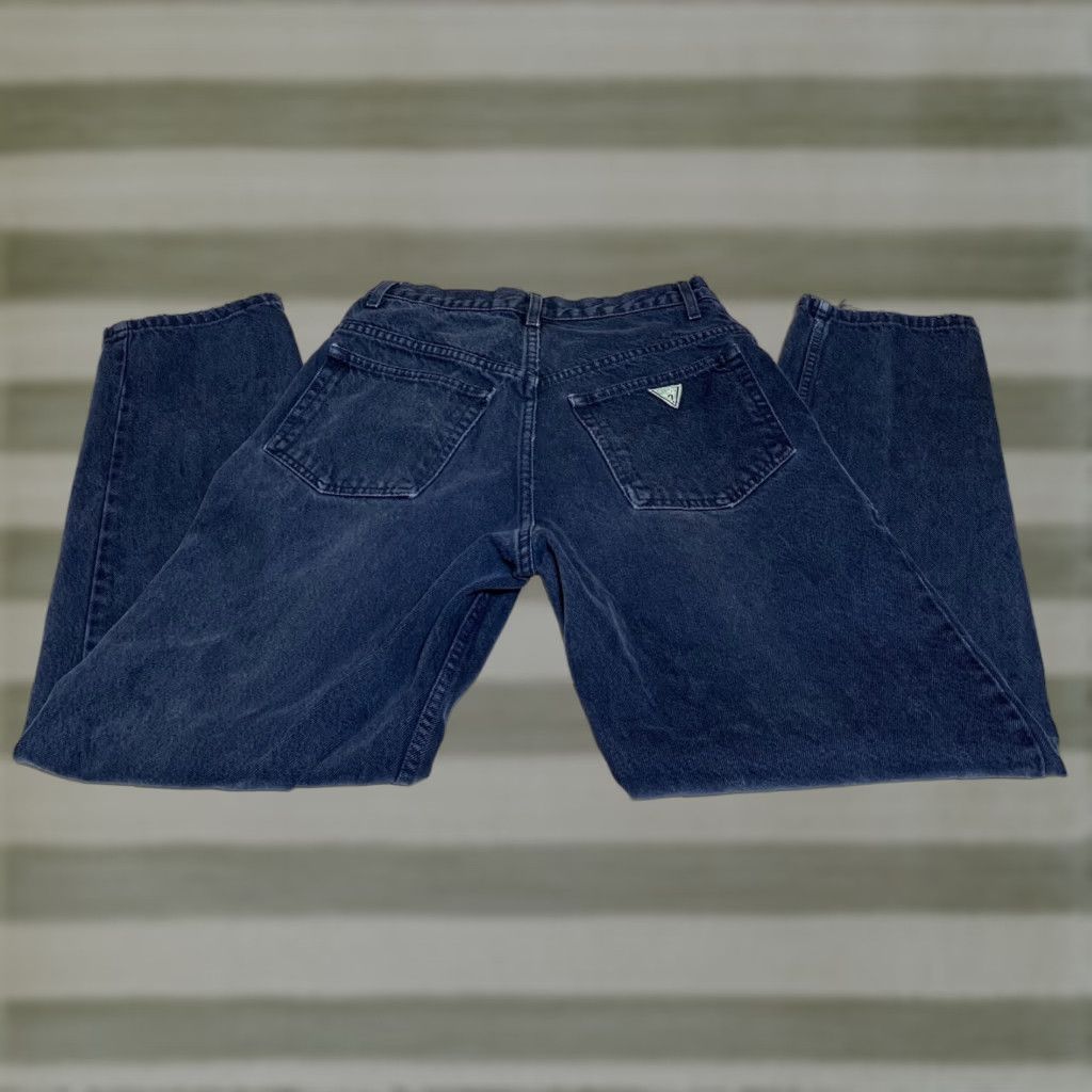 Guess VINTAGE GUESS Jeans USA Georges Marciano High Waisted Tapered Leg Style #10075 26x29 Blue Jeans Mens 80s 90s Capable? Size US 26 / EU 42 - 1 Thumbnail