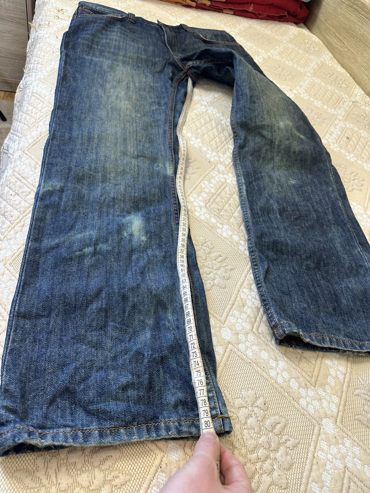 Quiksilver 🔥 Quiksilver Rare Vintage Faded Washed Denim Jeans Pants Y2K Size US 34 / EU 50 - 14 Thumbnail