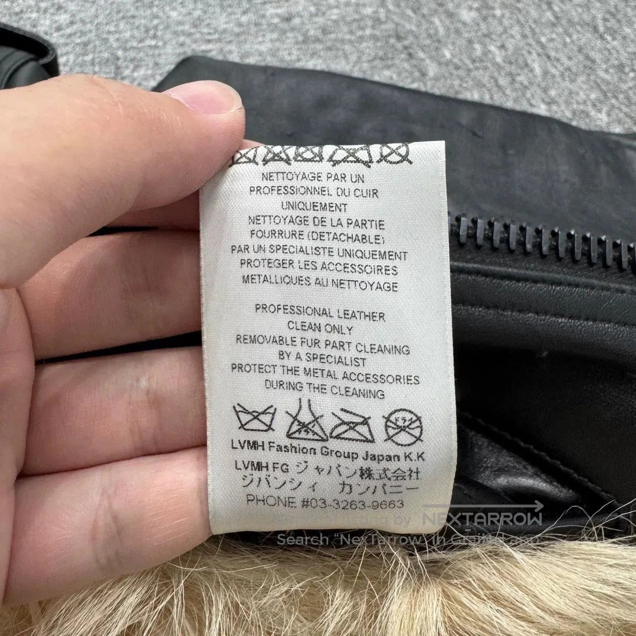 Givenchy Givenchy Black Leather Fur Jacket. Size US L / EU 52-54 / 3 - 5 Thumbnail