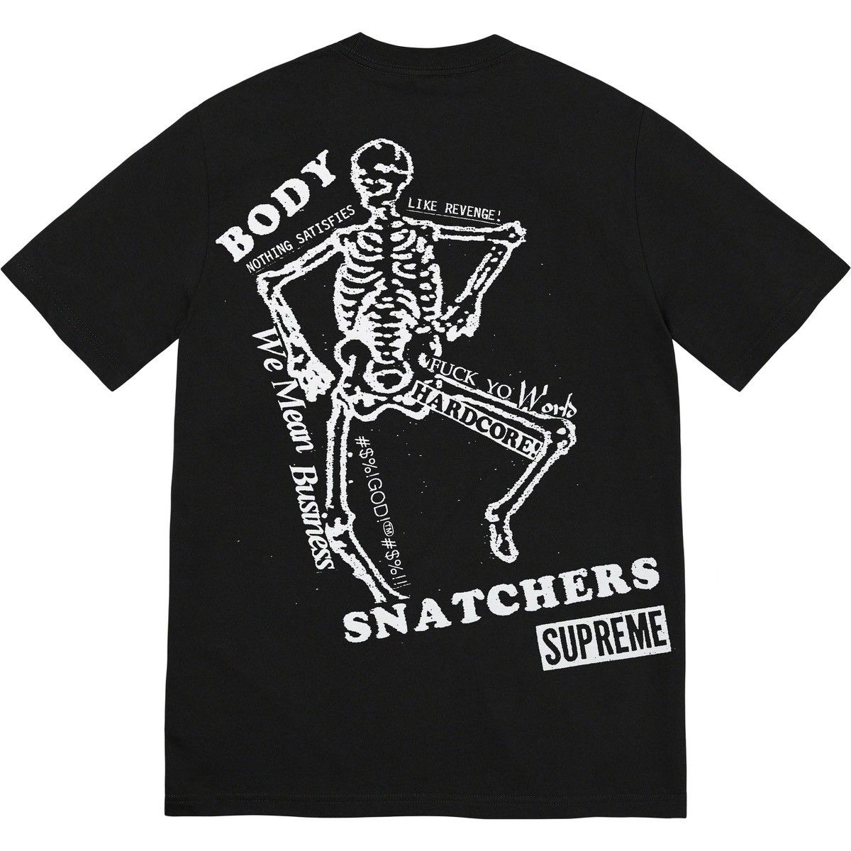 image of Supreme Body Snatchers Tee in Black, Men's (Size Large)