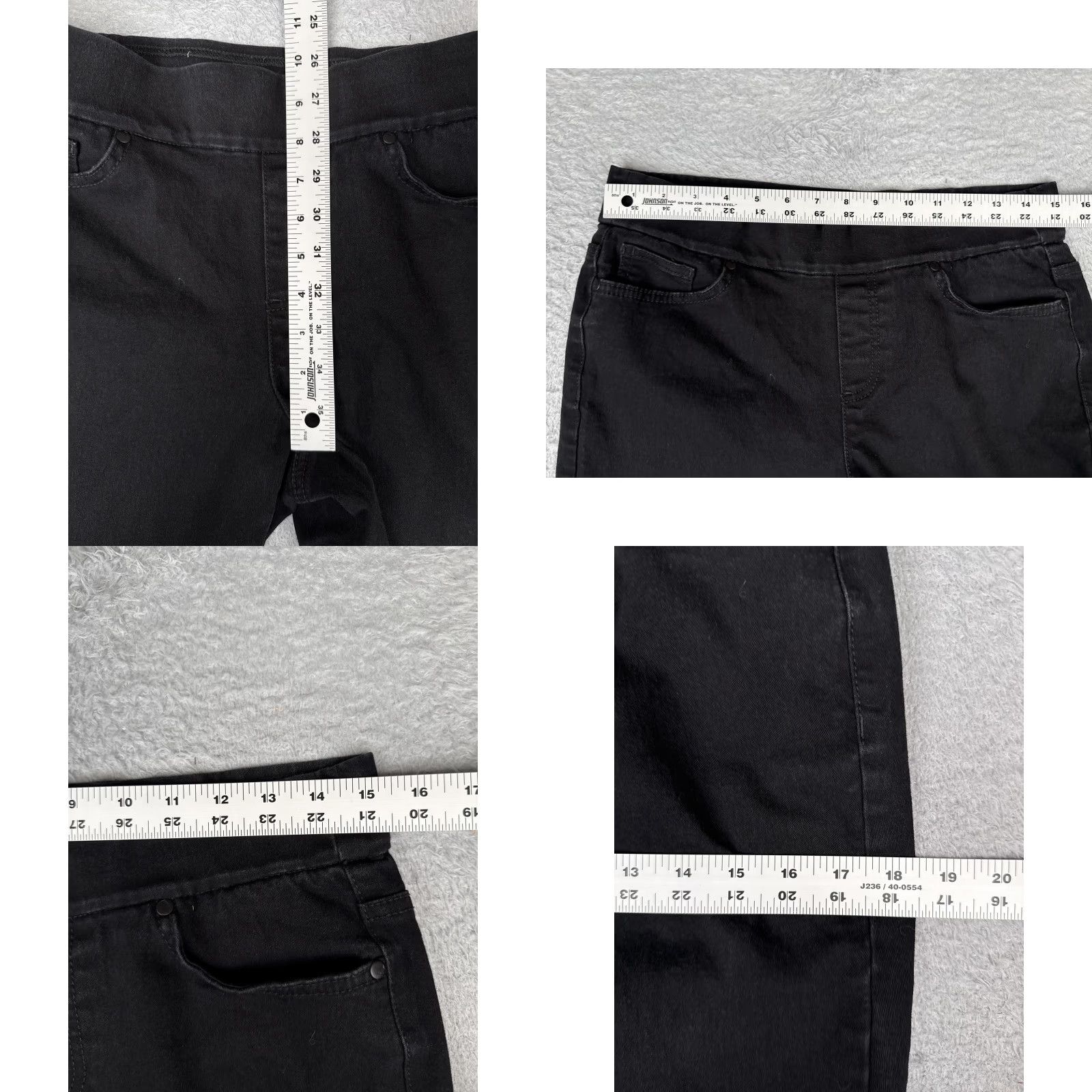 Gloria Vanderbilt Gloria Vanderbilt Jeans Capri Women 8 Black Dark Wash High Rise Stretch Slim 30 Inseam 17 in 5-Pocket Denim Capris City Vintage: No Womens Size 30" / US 8 / IT 44 - 8 Thumbnail