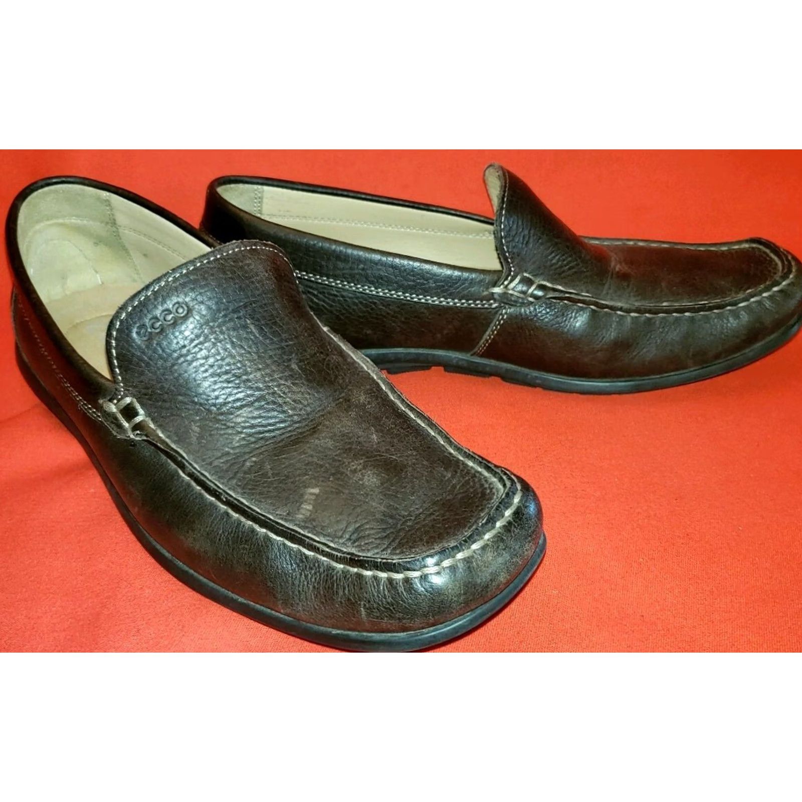 Ecco VINTAGE ECCO Driving Loafers Shirt? Size US 10 / EU 43 - 4 Thumbnail