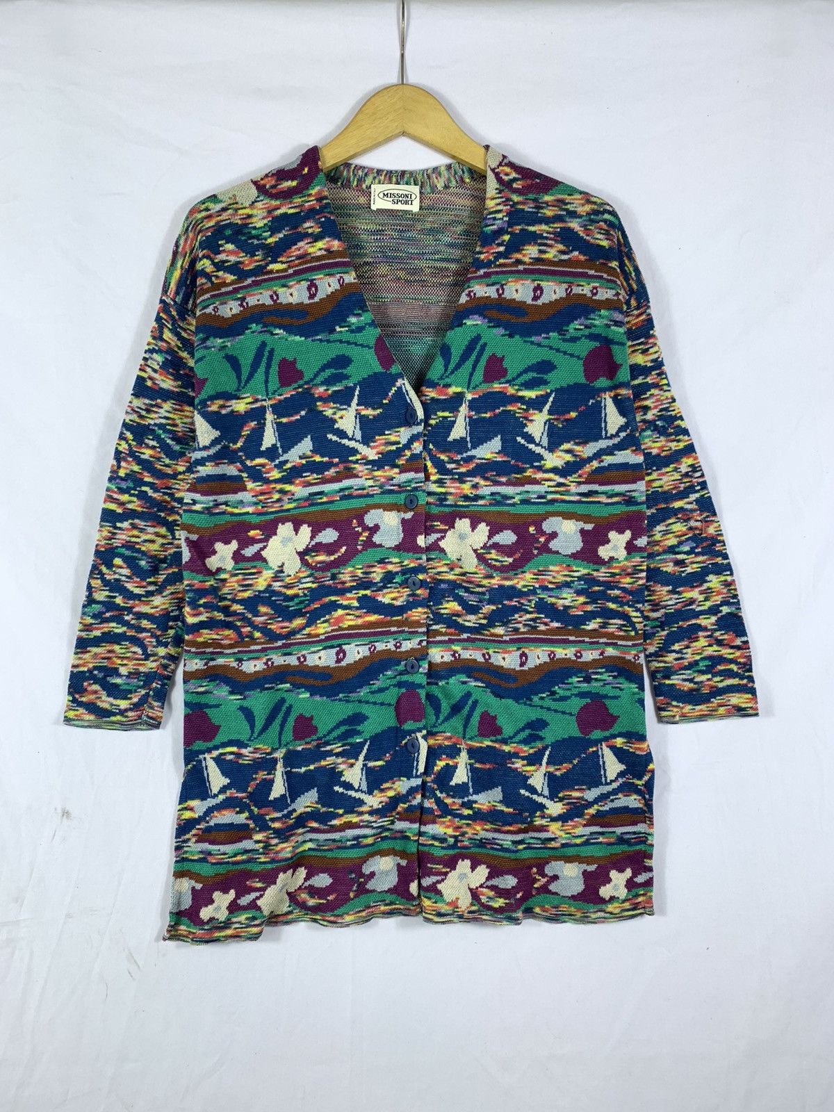 Missoni Missoni Multicolor coggi style long sleeve Size US L / EU 52-54 / 3 - 1 Thumbnail