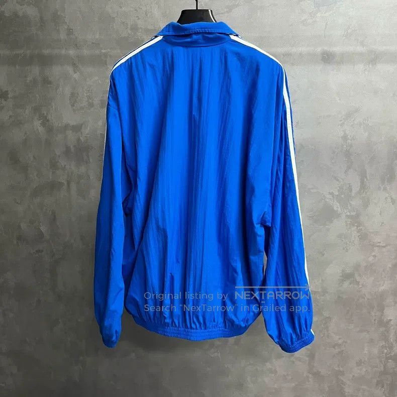 Balenciaga Balenciaga Logo Printed Striped Collar Long Sleeve Size US M / EU 48-50 / 2 - 5 Thumbnail