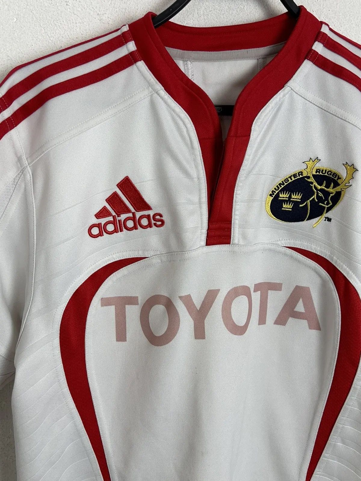 Adidas 00s Vintage Adidas x Munster Rugby 2008/09 Toyota Jersey Size US S / EU 44-46 / 1 - 3 Thumbnail