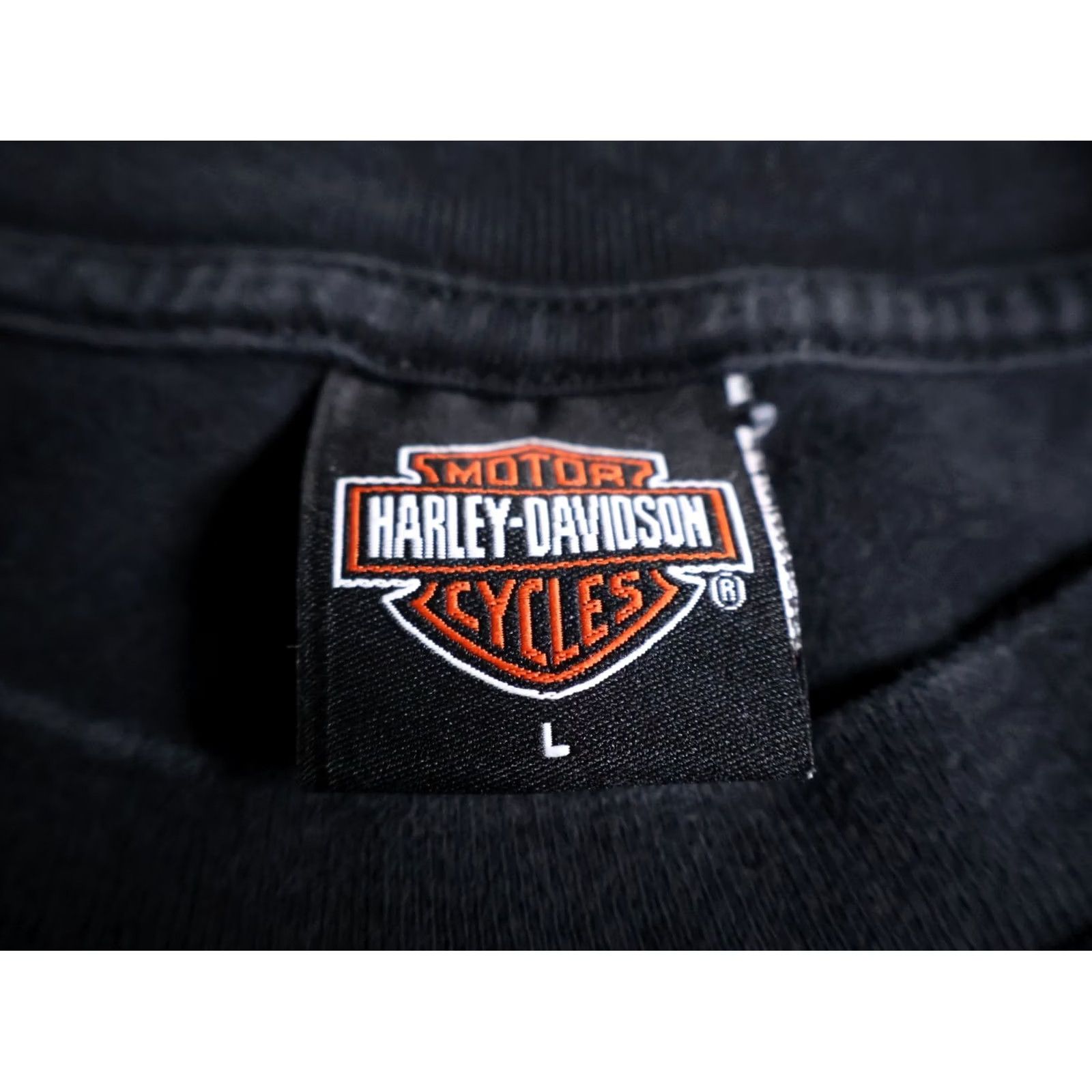 Harley Davidson VINTAGE Harley-Davidson T-Shirt Men's Large Black Bald Eagle Logo 1999 Graphic Print Short Sleeve Crew Neck Size US M / EU 48-50 / 2 - 3 Thumbnail