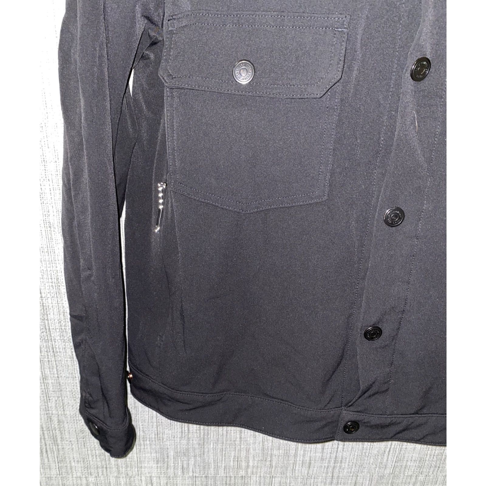 Levi's Levi’s Mens Black Long Sleeve Snap Button Shirt Size L Size US L / EU 52-54 / 3 - 4 Thumbnail