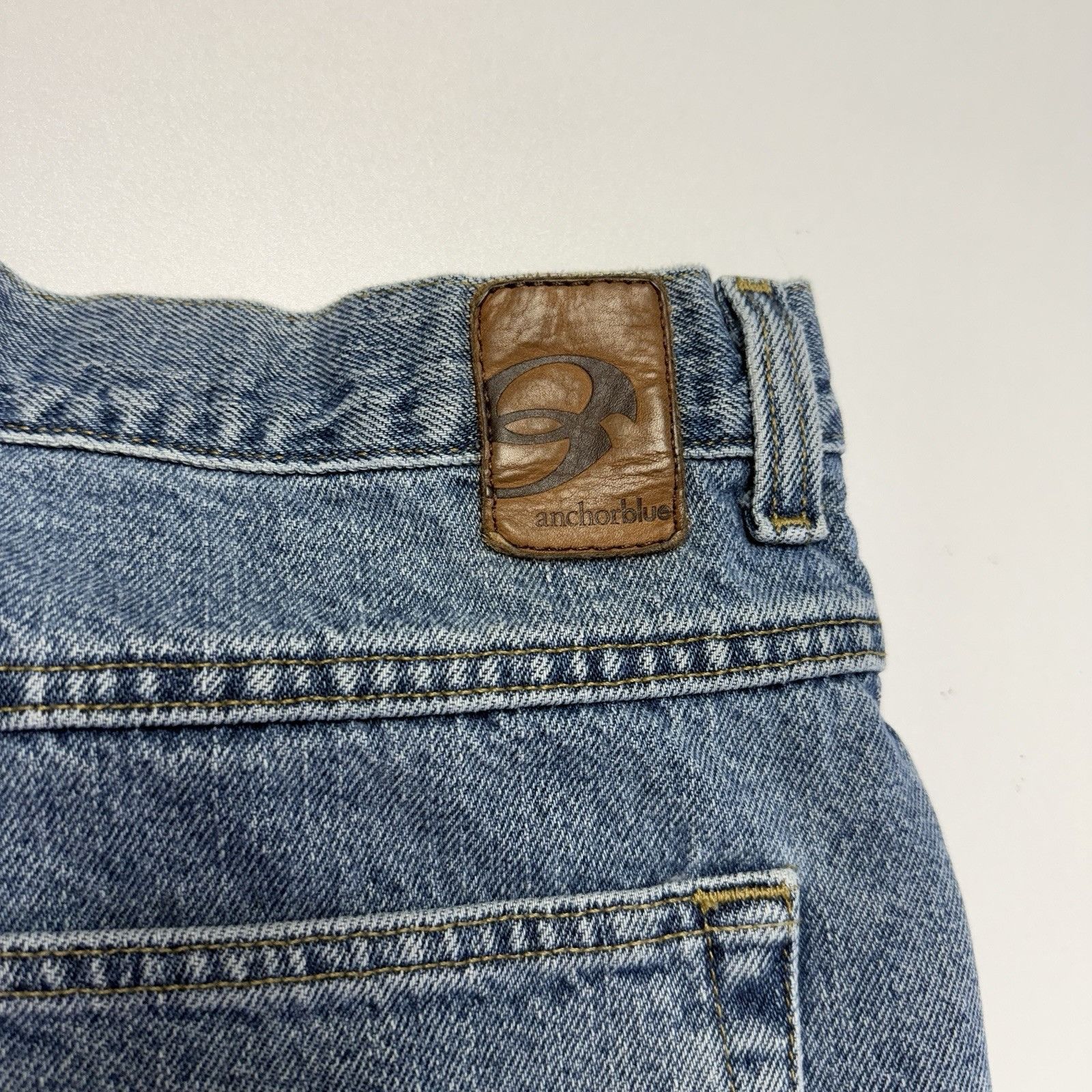 Anchor Blue × Vintage Vintage Anchor Blue Original Jeans Mens 36x30 Medium Wash Sk Size US 36 / EU 52 - 8 Thumbnail