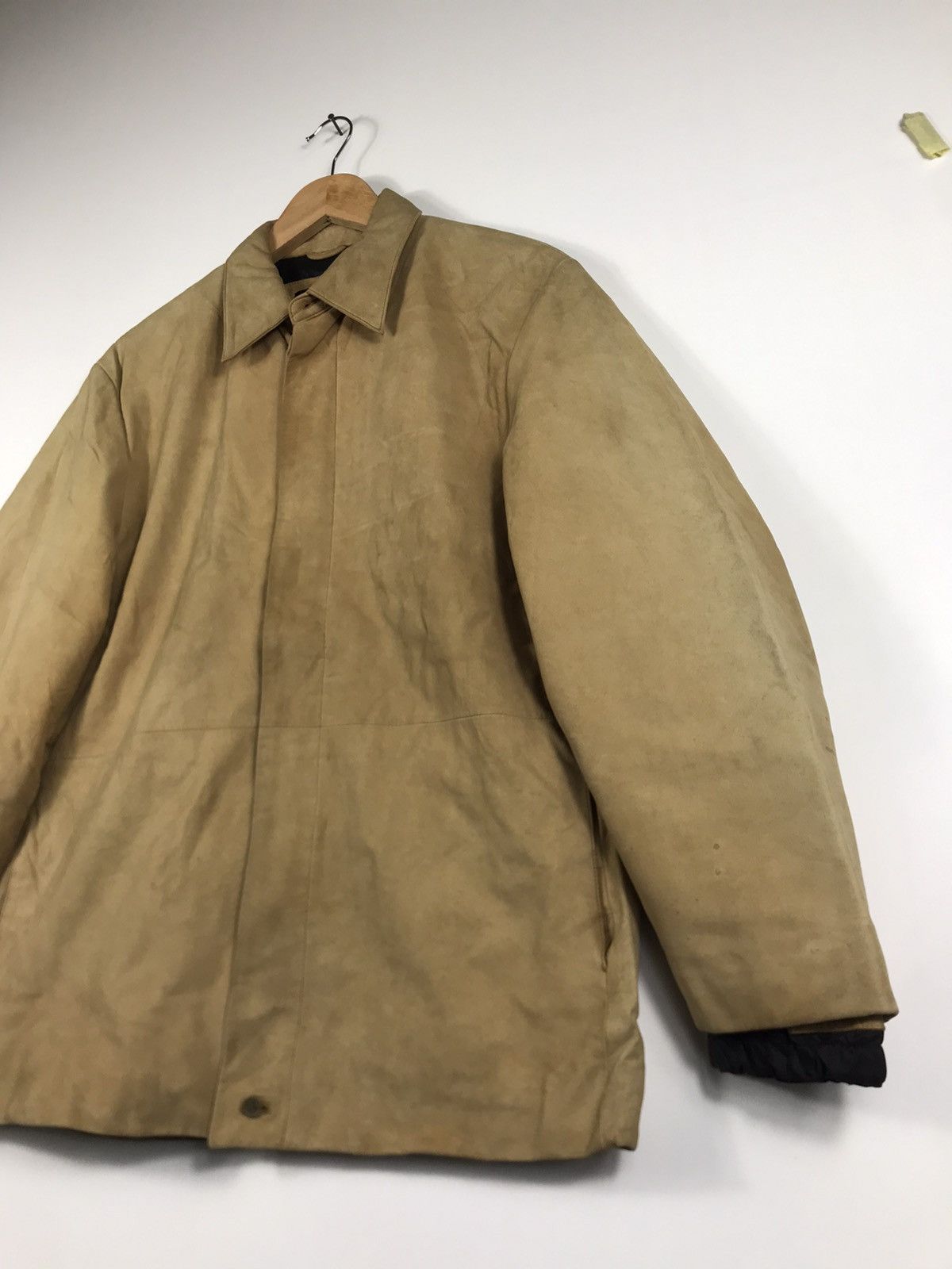 Japanese Brand × Vintage ⚡️Vintage D’Urban Leather Button Shirt Jacket Size US L / EU 52-54 / 3 - 3 Thumbnail