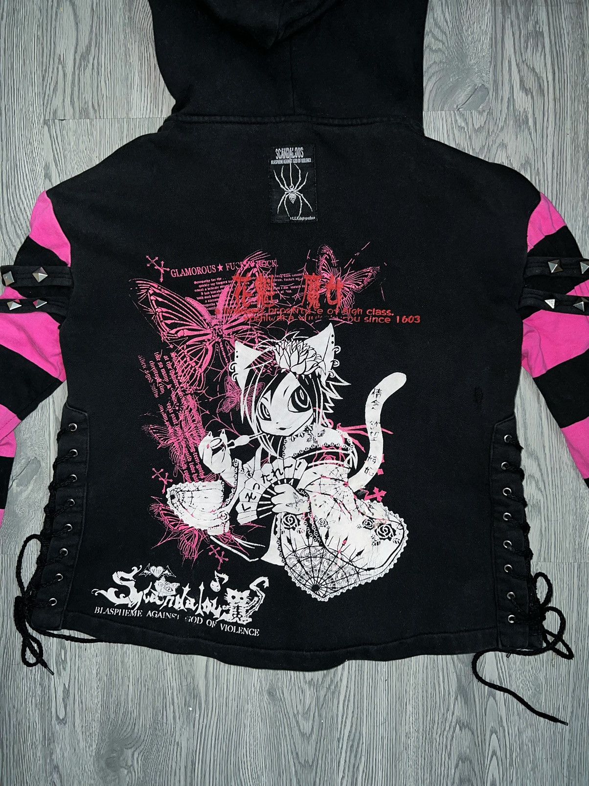 Mari's Rock Maris RockCat Ear hoodie 🖤💗 Size S / US 4 / IT 40 - 6 Thumbnail