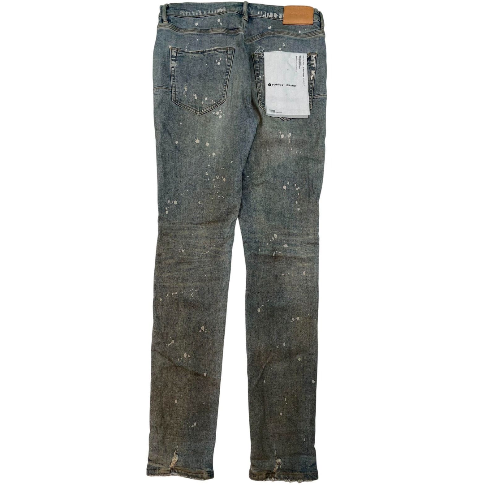Purple Brand Purple Brand Vintage Wash Splatter Ripped Jeans Size US 32 / EU 48 - 6 Thumbnail