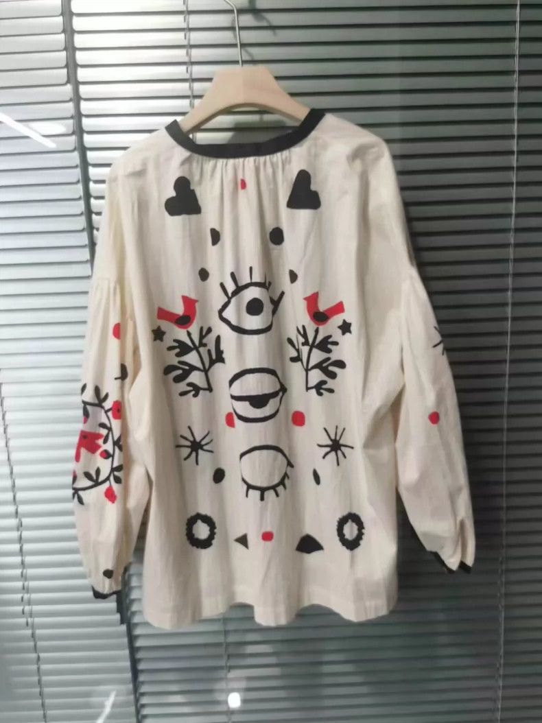 Other Vivienne Westwood Round collar printed casual shirt Size XS / US 0-2 / IT 36-38 - 3 Thumbnail