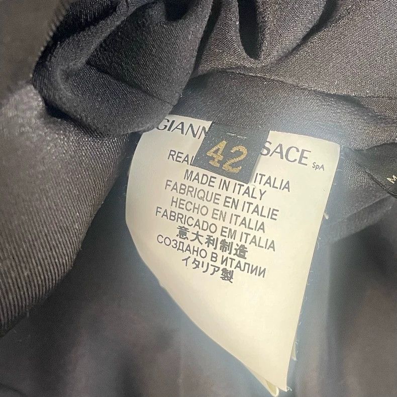 Versace Versace Black wool coat coat long-sleeved coat Size US S / EU 44-46 / 1 - 3 Thumbnail