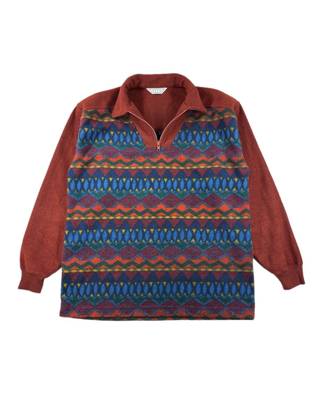 Other Nico vintage aztec print patagonia-style fleece 1/4 zip Size US L / EU 52-54 / 3 - 1 Thumbnail