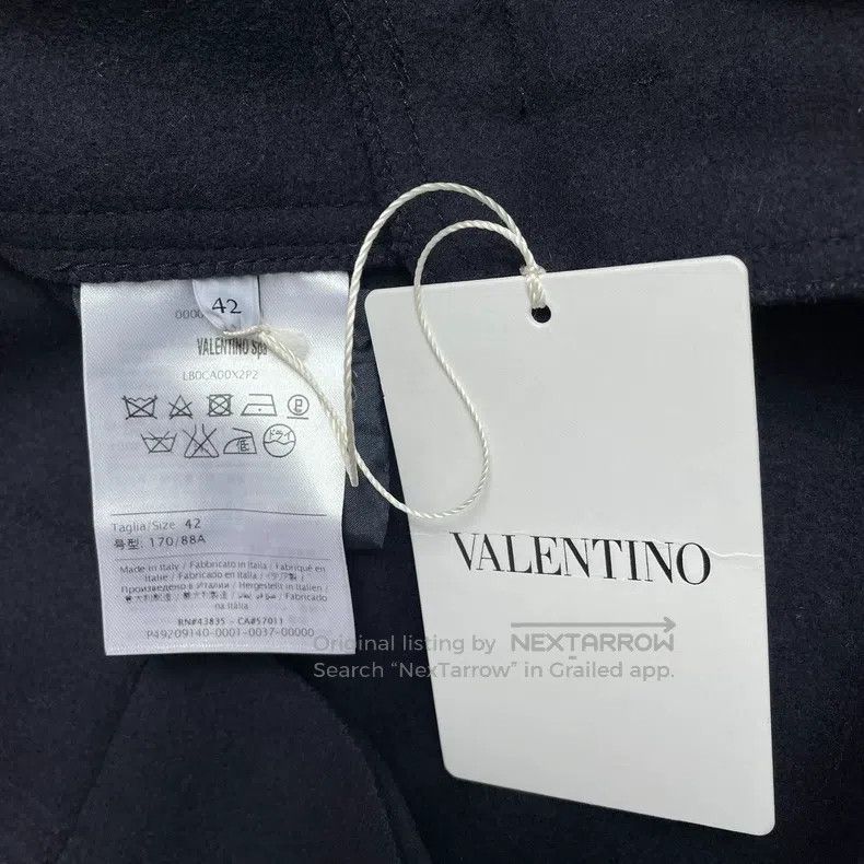 Valentino Valentino Navy wool coat Size US S / EU 44-46 / 1 - 6 Thumbnail