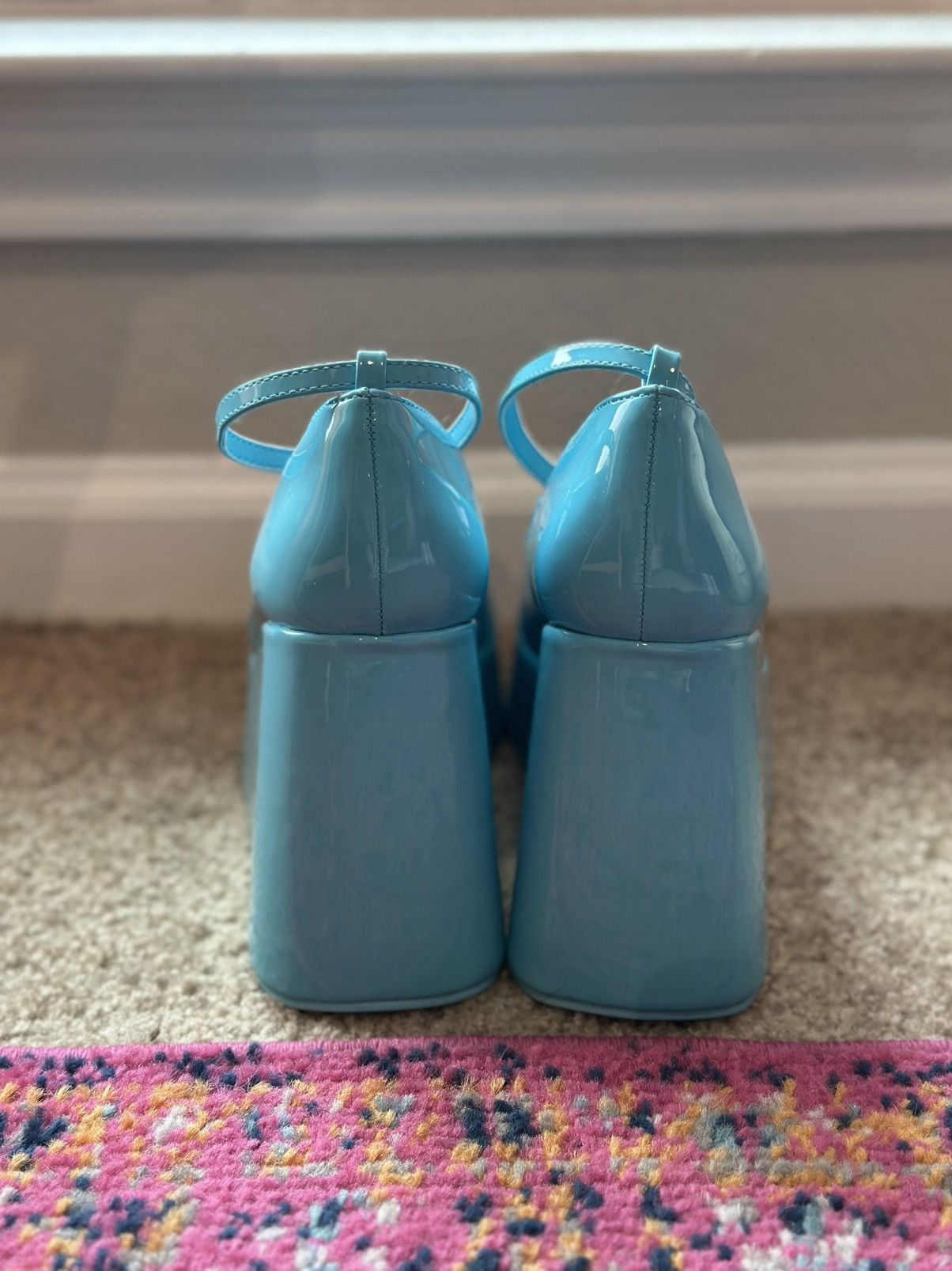 Other Blue Cape Robbin Heels Size US 7.5 / IT 37.5 - 4 Thumbnail