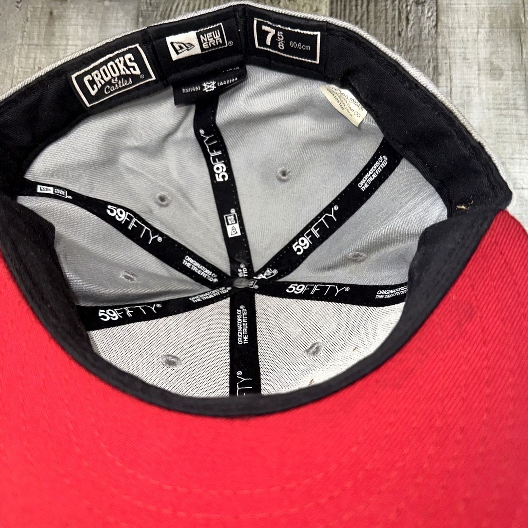 New Era New Era Hat 7 5/8 Men Baseball Cap Red Vintage? Size ONE SIZE - 2 Thumbnail