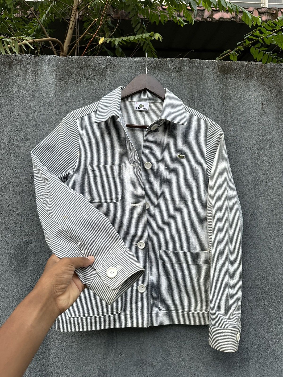 Lacoste 🐊LaCoste Striped Long Sleeves Button Down Shirt Size US XS / EU 42 / 0 - 8 Thumbnail