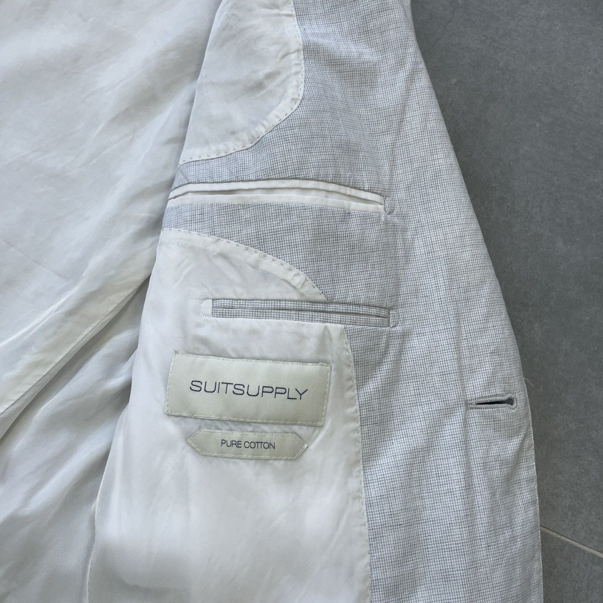 Suitsupply Suitsupply Tessuti DI Sondrio Havana Patch FL Blazer Size 46 Size 46S - 14 Thumbnail